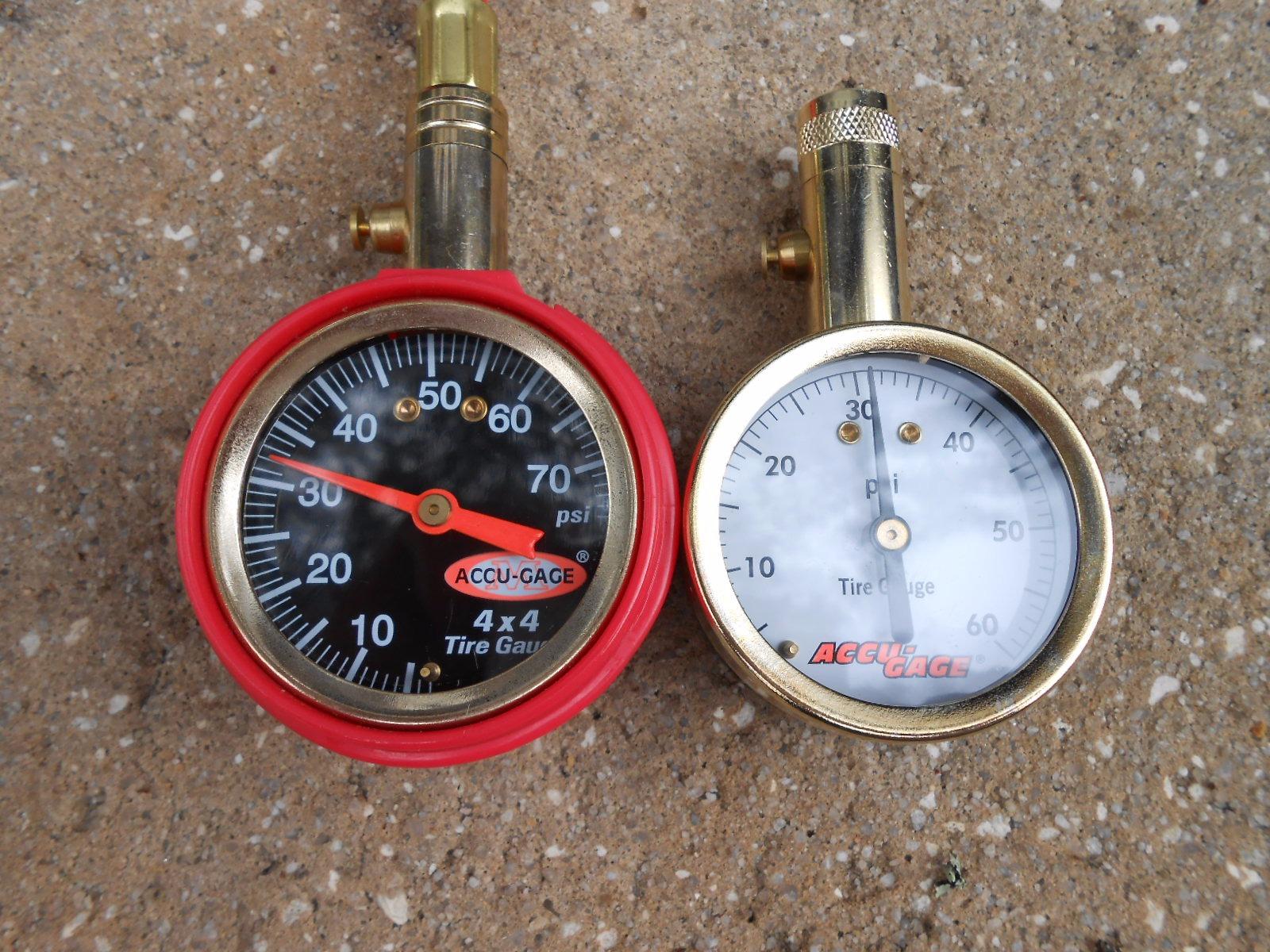 Accu-Gage by Milton Dial Tire Pressure Gauge with Dual Foot Air Chuck and 11 in. Rubber Hose - ANSI Certified (0-75 PSI) Customer Review Accu-Gage by Milton Dial Tire Pressure Gauge with Dual Foot Air Chuck and 11 in. Rubber Hose - ANSI Certified (0-75 PSI) - Customer Photo 1