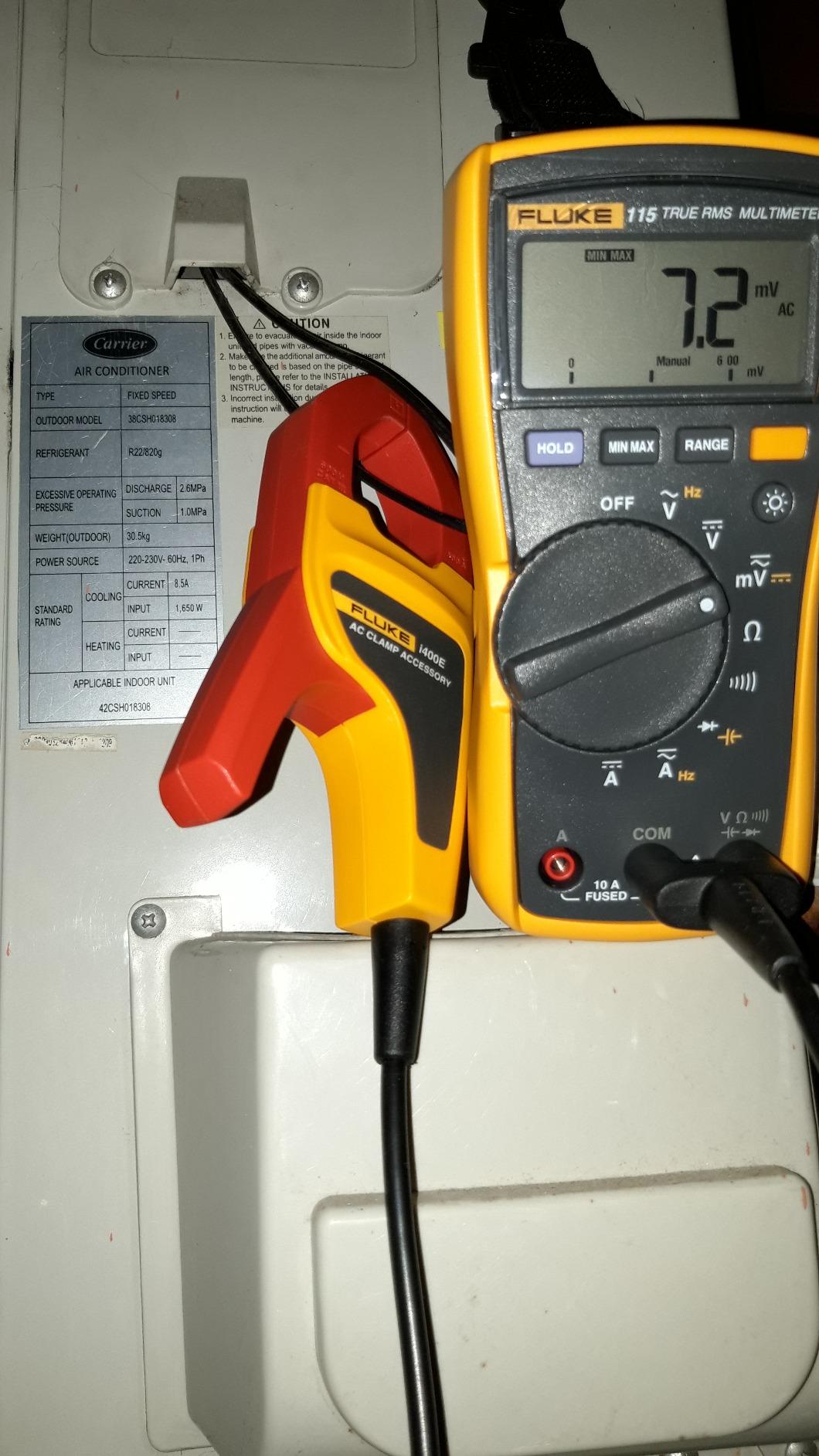 Fluke 115 Digital Multimeter, Measures AC/DC Voltage to 600 V and Current to 10 A, Resistance, Continuity, Frequency and Capacitance Testing, Includes Battery, Holster and 4 mm PVC-Insulated Test Leads Customer Review Fluke 115 Digital Multimeter, Measures AC/DC Voltage to 600 V and Current to 10 A, Resistance, Continuity, Frequency and Capacitance Testing, Includes Battery, Holster and 4 mm PVC-Insulated Test Leads - Customer Photo 2