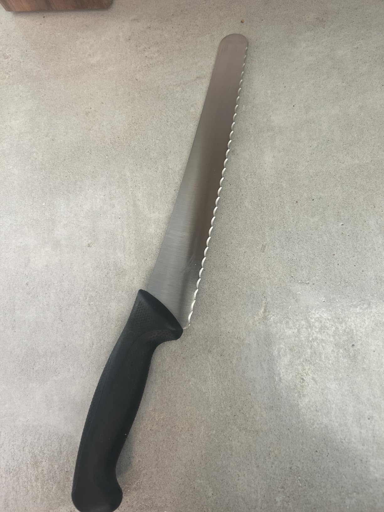 Mercer Culinary M22707 Millennia Black Handle, 7-Inch Granton Edge, Santoku Knife - Customer Photo 2