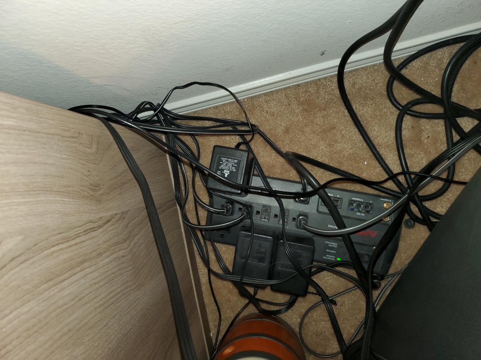APC Surge Protector with Telephone, DSL and Coaxial Protection, P8VT3, 2770 Joules, 8 Outlet Surge Protector Power Strip Gray - Customer Photo 1