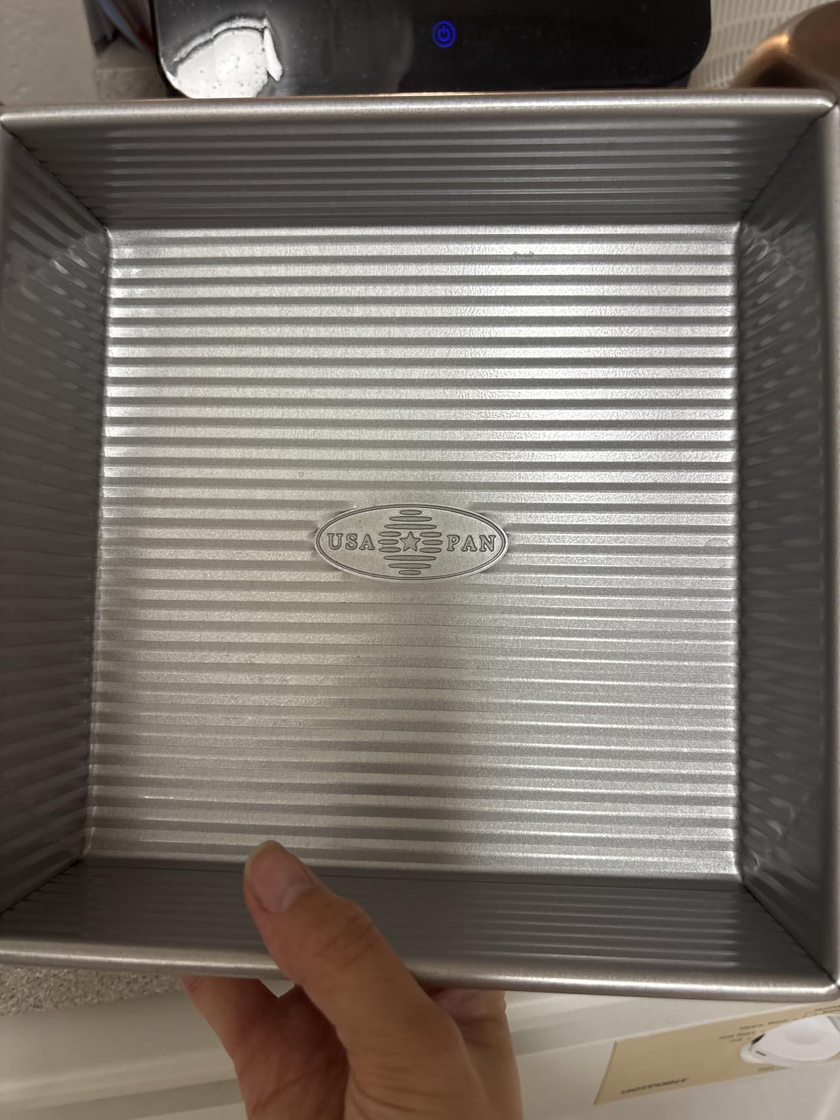 USA Pan Bakeware Nonstick Square Cake Pan, 8 Inch, Aluminized Steel - Customer Photo 1