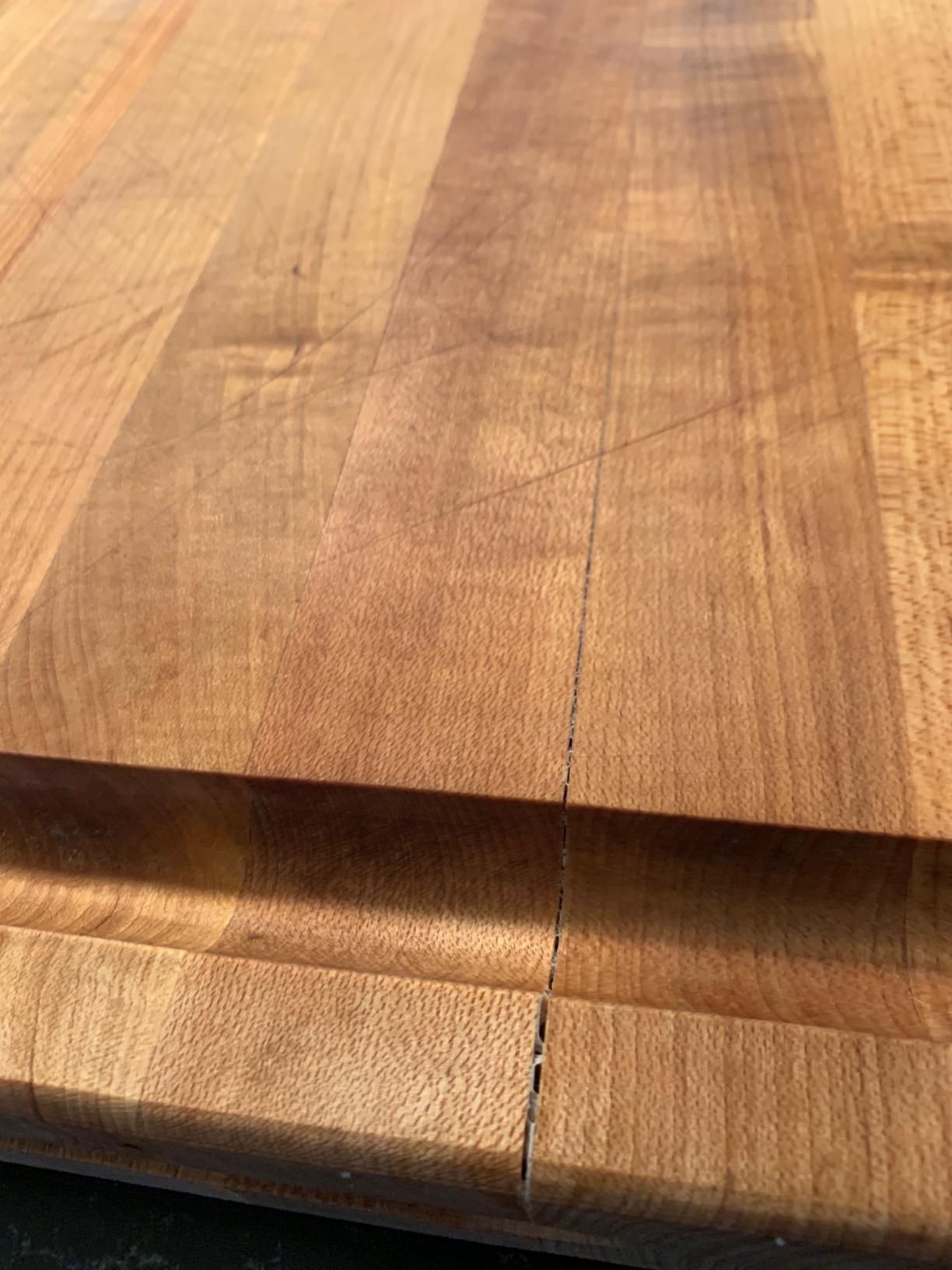 John Boos RA-Board Series Rectangular Wooden Maple Deluxe Barbecue Cutting Board 20x15 - 2.25 Thick, 20-lb Reversible Butcher Block with Juice Groove, Edge-Grain and Finger Grips - Made in the USA Customer Review John Boos RA-Board Series Rectangular Wooden Maple Deluxe Barbecue Cutting Board 20x15 - 2.25 Thick, 20-lb Reversible Butcher Block with Juice Groove, Edge-Grain and Finger Grips - Made in the USA - Customer Photo 2
