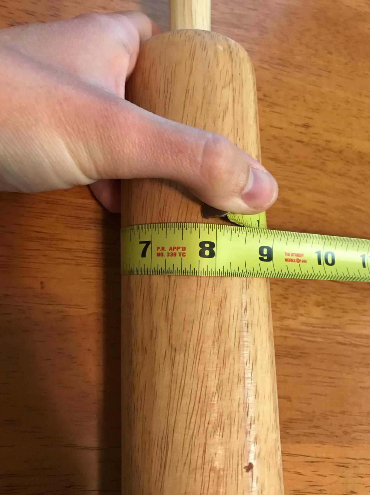 FARBERWARE Classic Wood Rolling Pin, 18-Inch Hardwood Dough Roller for Baking Pizza, Pies, Pastry and Cookies, Ergonomic Handles, Kitchen Essential - Customer Photo 2