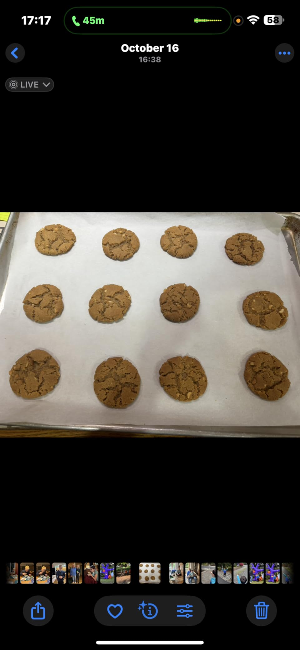 Nordic Ware Extra Large Baking Sheet, 21 x 15 inches, XL Big sheet pan Natural Uncoated Aluminum, Reinforced Steel Rim Prevents Warping, 1pk Big Sheet - Customer Photo 2