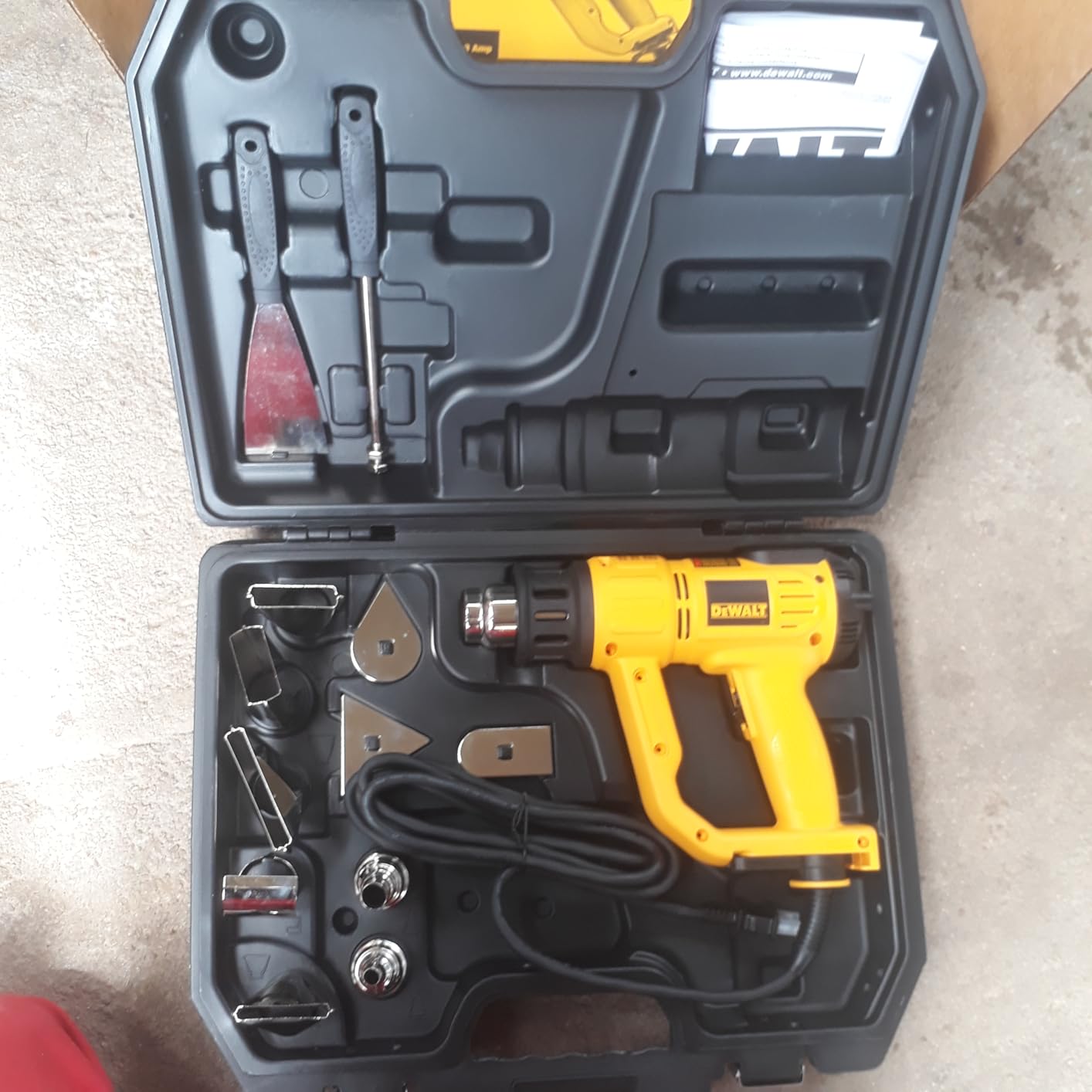DEWALT Heat Gun with LCD Display & Hard Case/Accessory Kit (D26960K) customer photo 2