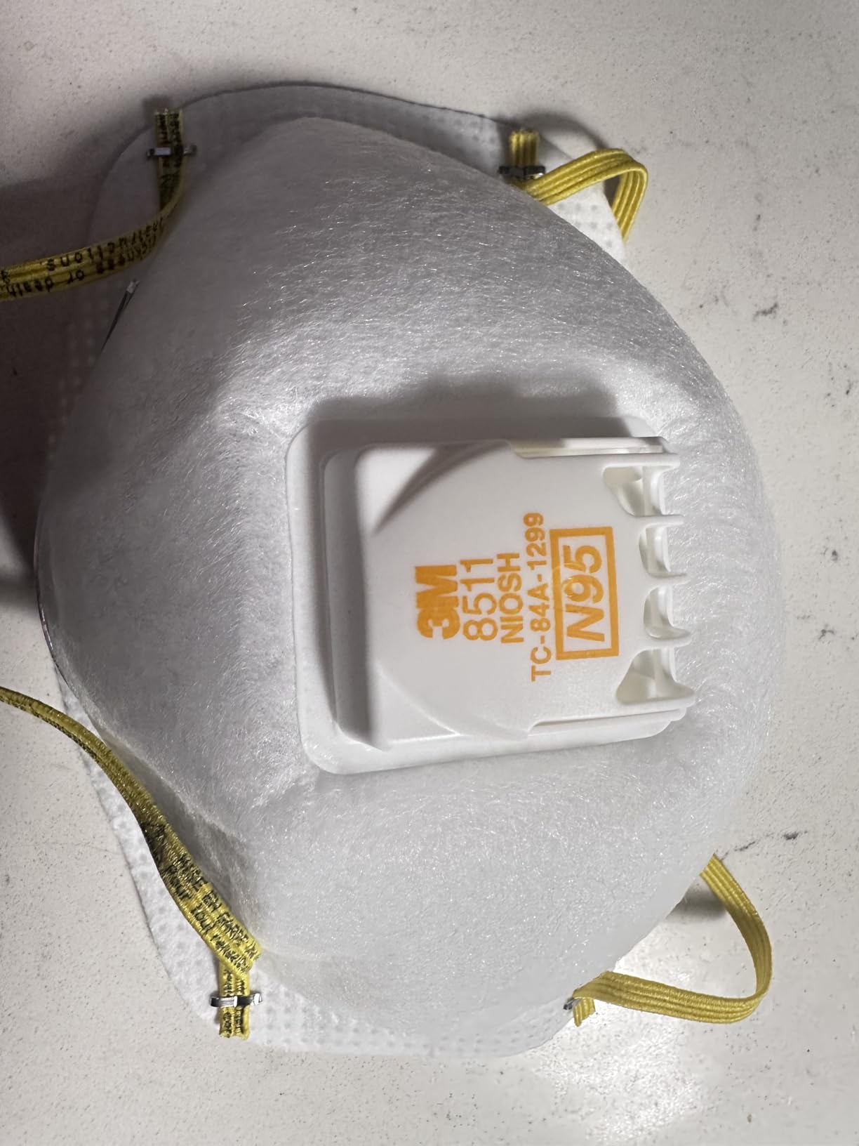 3M N95 Respirator 8511, 10 Pack, NIOSH-APPROVED N95, Features 3M COOL FLOW Exhalation Valve, Relief From Dusts & Certain Particles During Sanding, Pollen, Mold Spores, Dust Particles (8511DB1-A-PS) Customer Review 3M N95 Respirator 8511, 10 Pack, NIOSH-APPROVED N95, Features 3M COOL FLOW Exhalation Valve, Relief From Dusts & Certain Particles During Sanding, Pollen, Mold Spores, Dust Particles (8511DB1-A-PS) - Customer Photo 1
