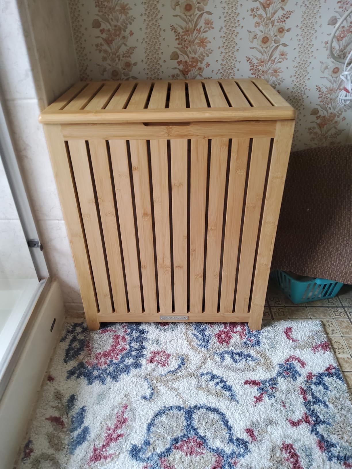 Oceanstar Spa-Style Bamboo Laundry Hamper - Customer Photo 2