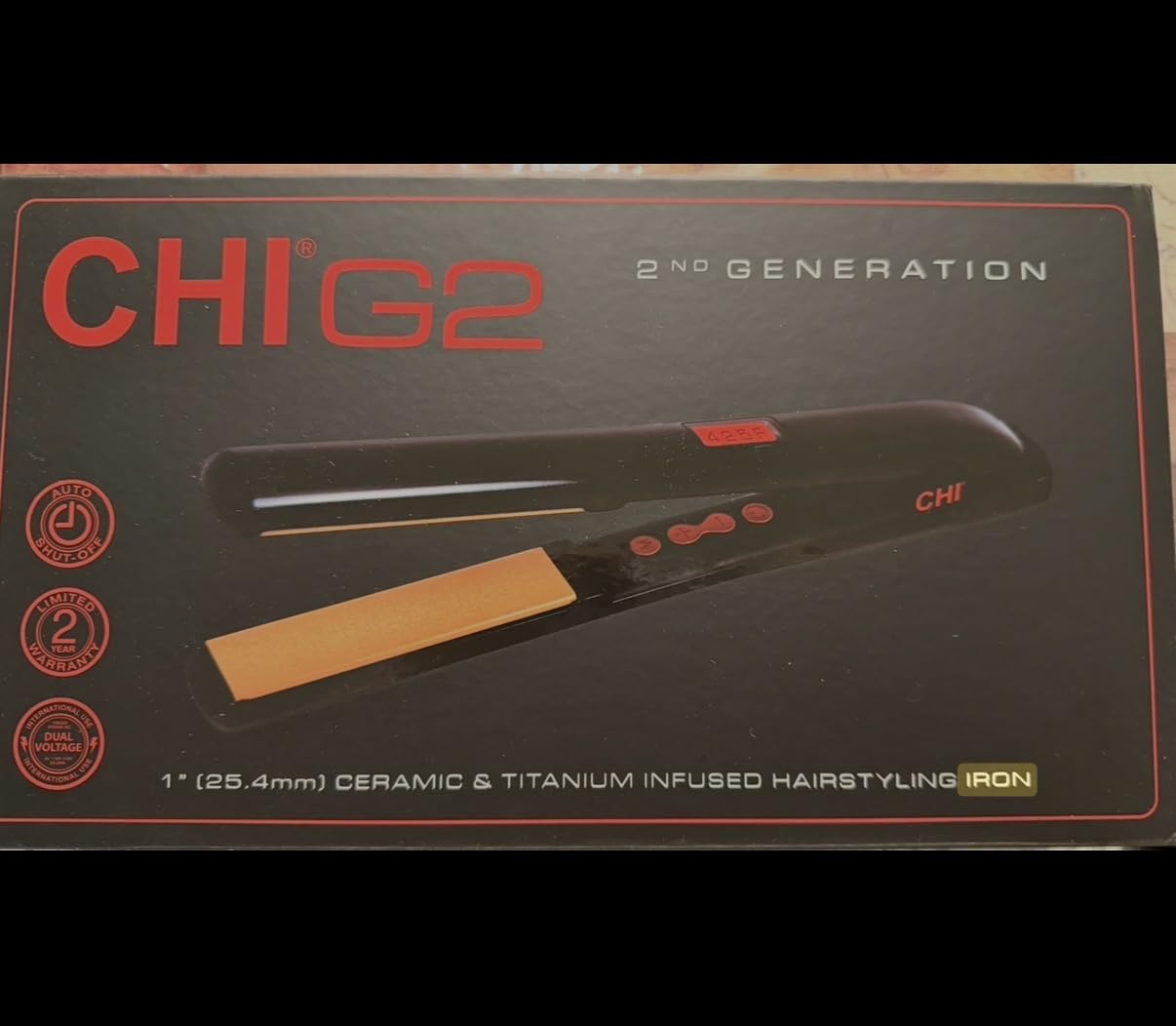 CHI G2 Digital Flat Iron, Straightening Hairstyling Iron For Smooth, Silky Hair, Titanium Infused Ceramic 1 CHI G2 Digital Flat Iron, Straightening Hairstyling Iron For Smooth, Silky Hair, Titanium Infused Ceramic 1