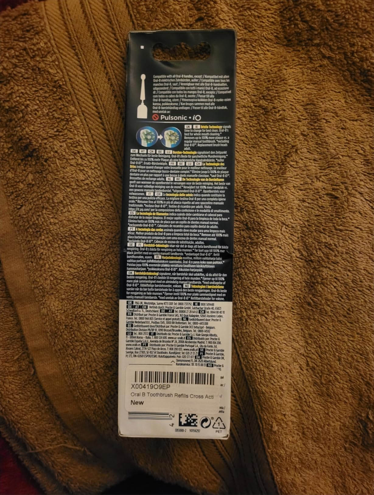 Oral B Cross Action Electric Toothbrush Replacement Brush Heads Refill, 4Count - Customer Photo 1