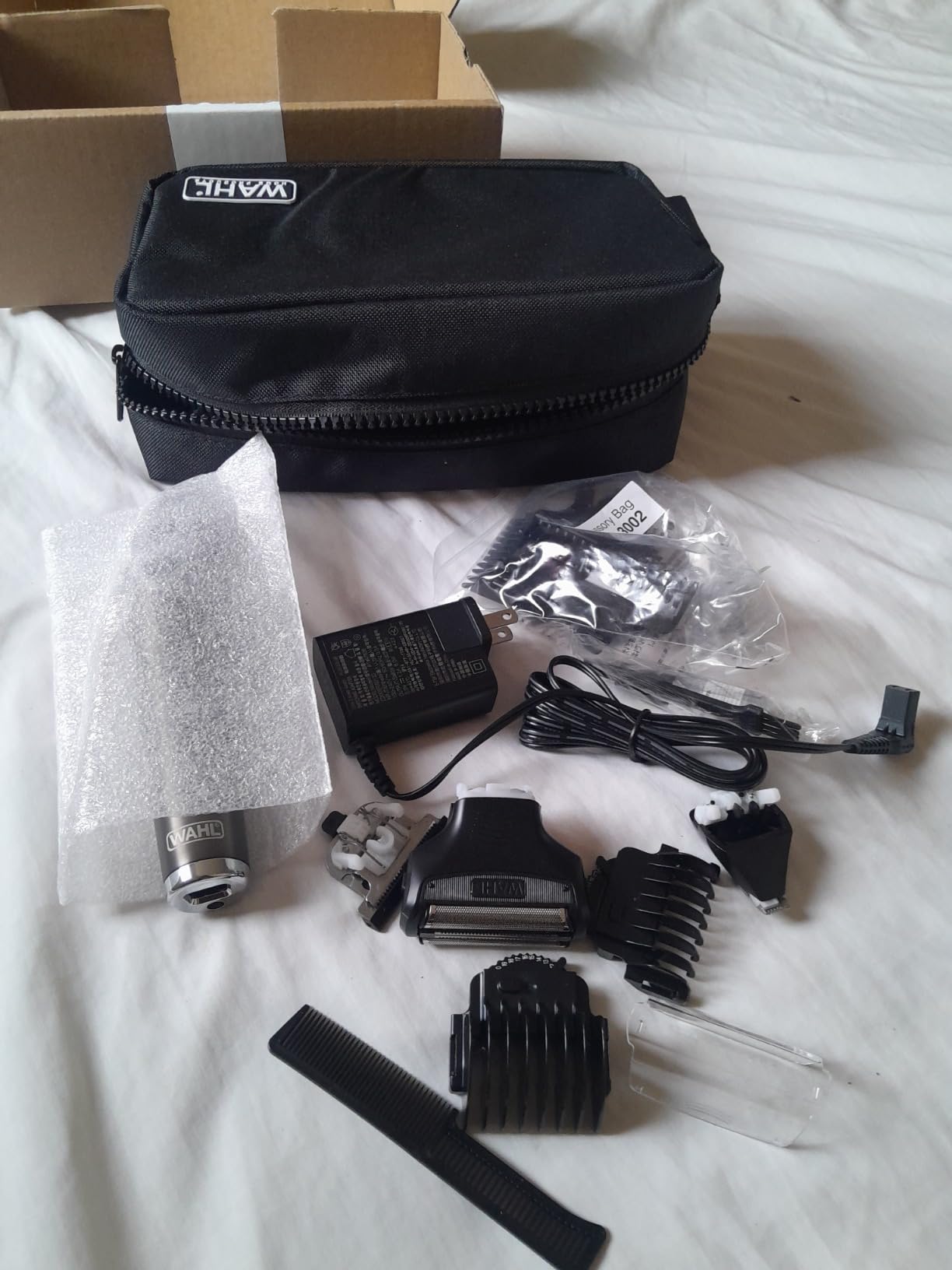 WAHL USA Stainless Steel Lithium Ion 2.0+ Slate Beard Trimmer for Men - Electric Shaver, Nose Ear Trimmer, Rechargeable All in One Men's Grooming Kit - Model 9864 Customer Review WAHL USA Stainless Steel Lithium Ion 2.0+ Slate Beard Trimmer for Men - Electric Shaver, Nose Ear Trimmer, Rechargeable All in One Men's Grooming Kit - Model 9864 - Customer Photo 2