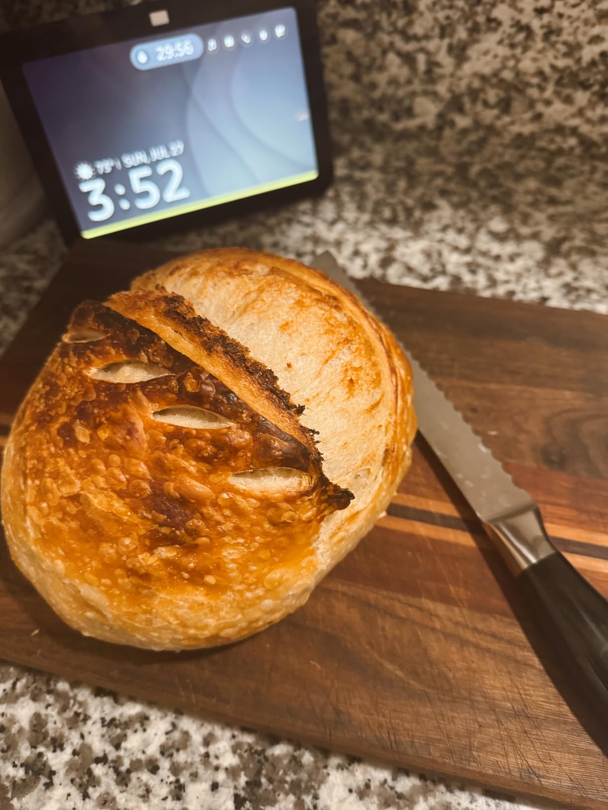 Orblue Serrated Bread Knife with Upgraded Stainless Steel Razor Sharp Wavy Edge Customer Review Orblue Serrated Bread Knife with Upgraded Stainless Steel Razor Sharp Wavy Edge - Customer Photo 2