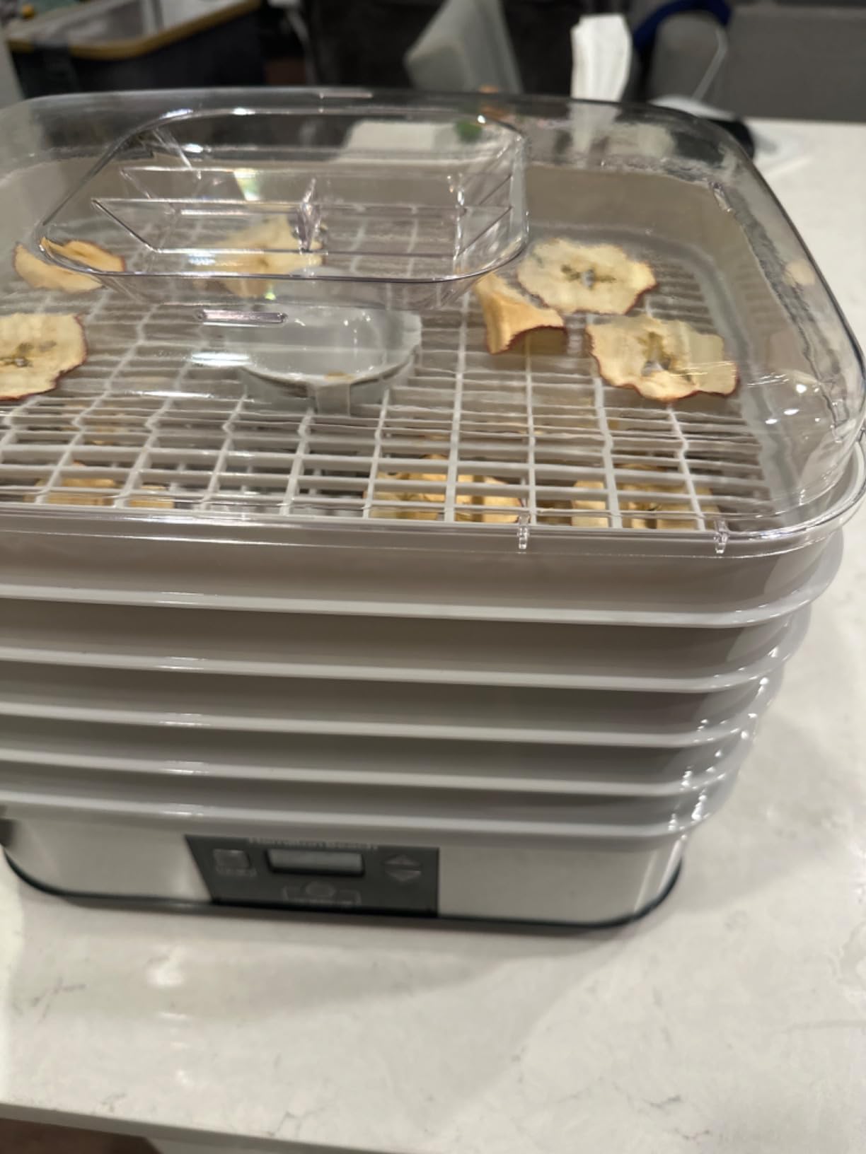 Hamilton Beach Digital Food Dehydrator for Fruit and Jerky, Vegetables and More, 5 Trays, Adjustable Temperature, 48 Hour Timer + Auto Shutoff, Grey (32100A) - Customer Photo 2
