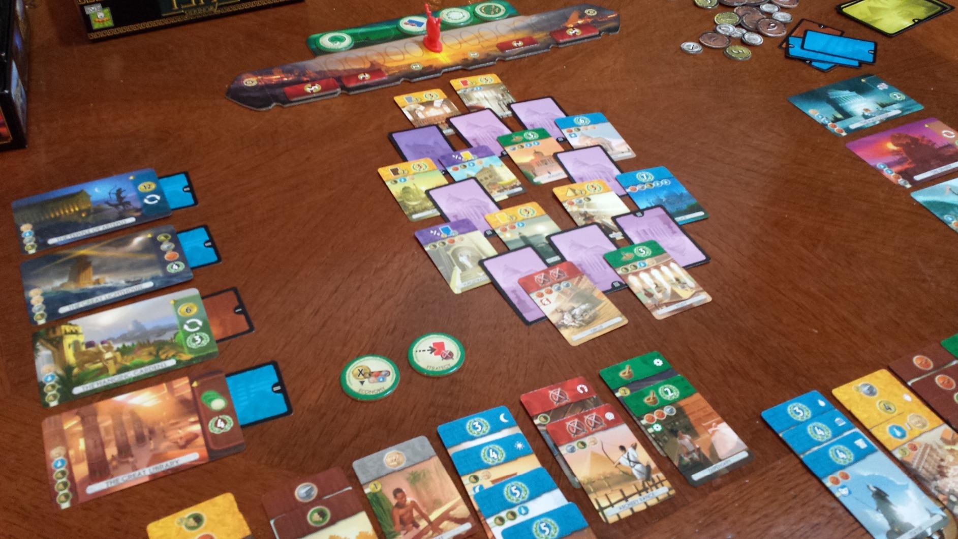 Asmodee 7 Wonders Duel Board Game BASE GAME - Intense Two-Player Battles in the Ancient World, Strategy Game for Kids and Adults, Ages 10+, 2 Players, 30 Minute Playtime Customer Review Asmodee 7 Wonders Duel Board Game BASE GAME - Intense Two-Player Battles in the Ancient World, Strategy Game for Kids and Adults, Ages 10+, 2 Players, 30 Minute Playtime - Customer Photo 1