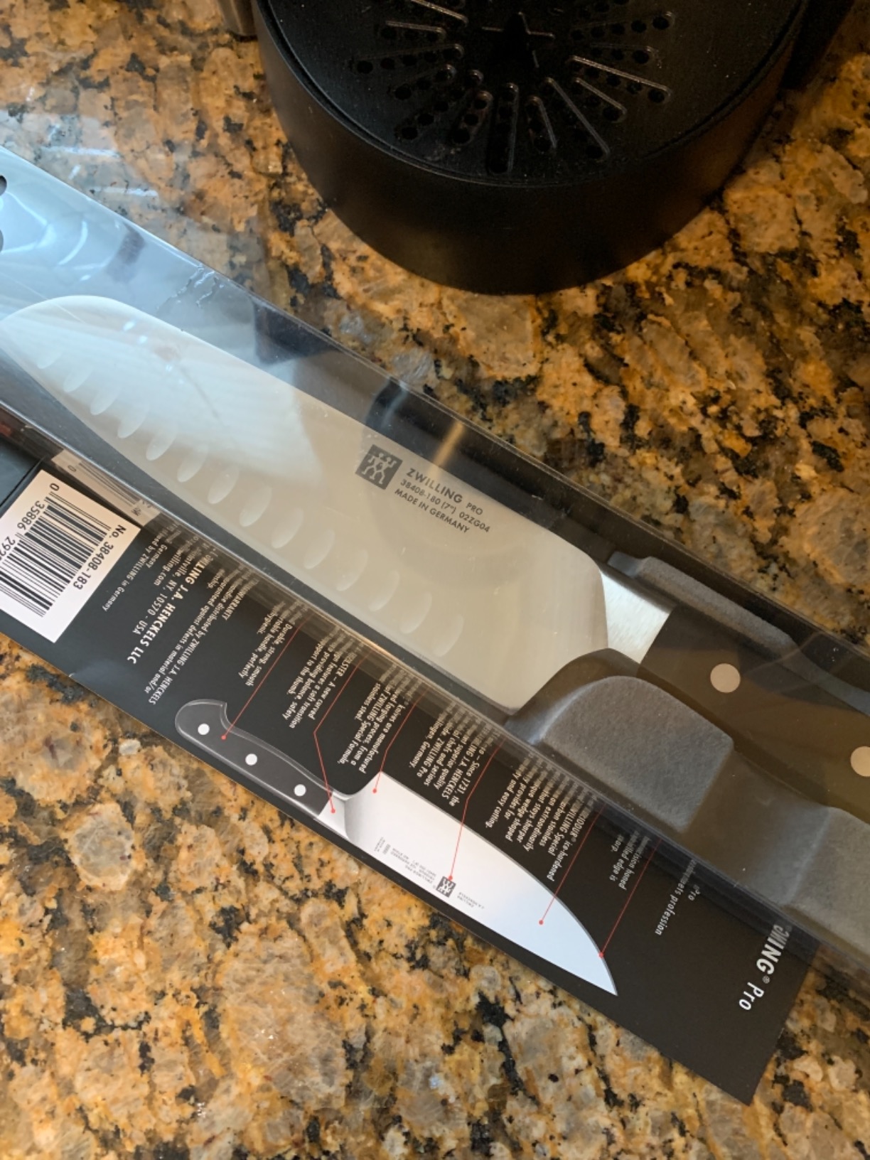 ZWILLING Pro 7-inch Hollow Edge Santoku Knife - Customer Photo 2