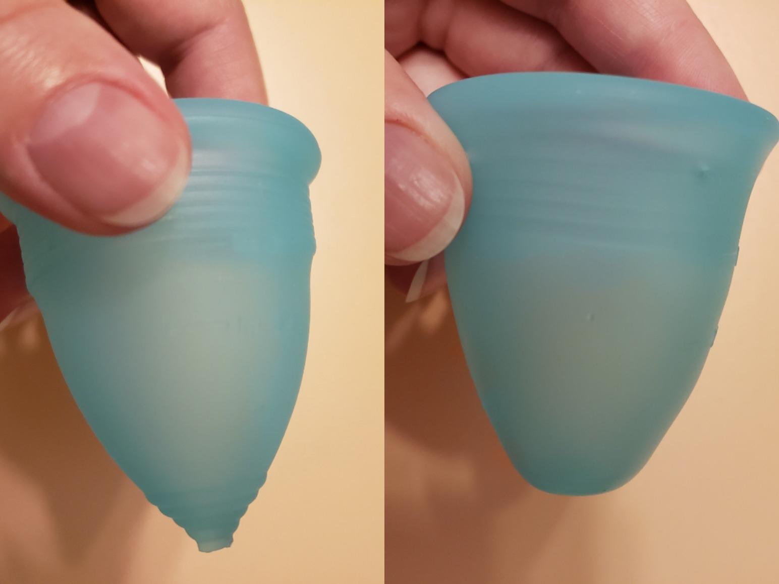 Pixie Cup - Soft, Safe, Reusable Menstrual Cup - Ranked 1 for The Best Tampon Alternative - 100% Medical-Grade Silicone Period Cup for Feminine Care - Buy One We Give One (Large) Customer Review Pixie Cup - Soft, Safe, Reusable Menstrual Cup - Ranked 1 for The Best Tampon Alternative - 100% Medical-Grade Silicone Period Cup for Feminine Care - Buy One We Give One (Large) - Customer Photo 2