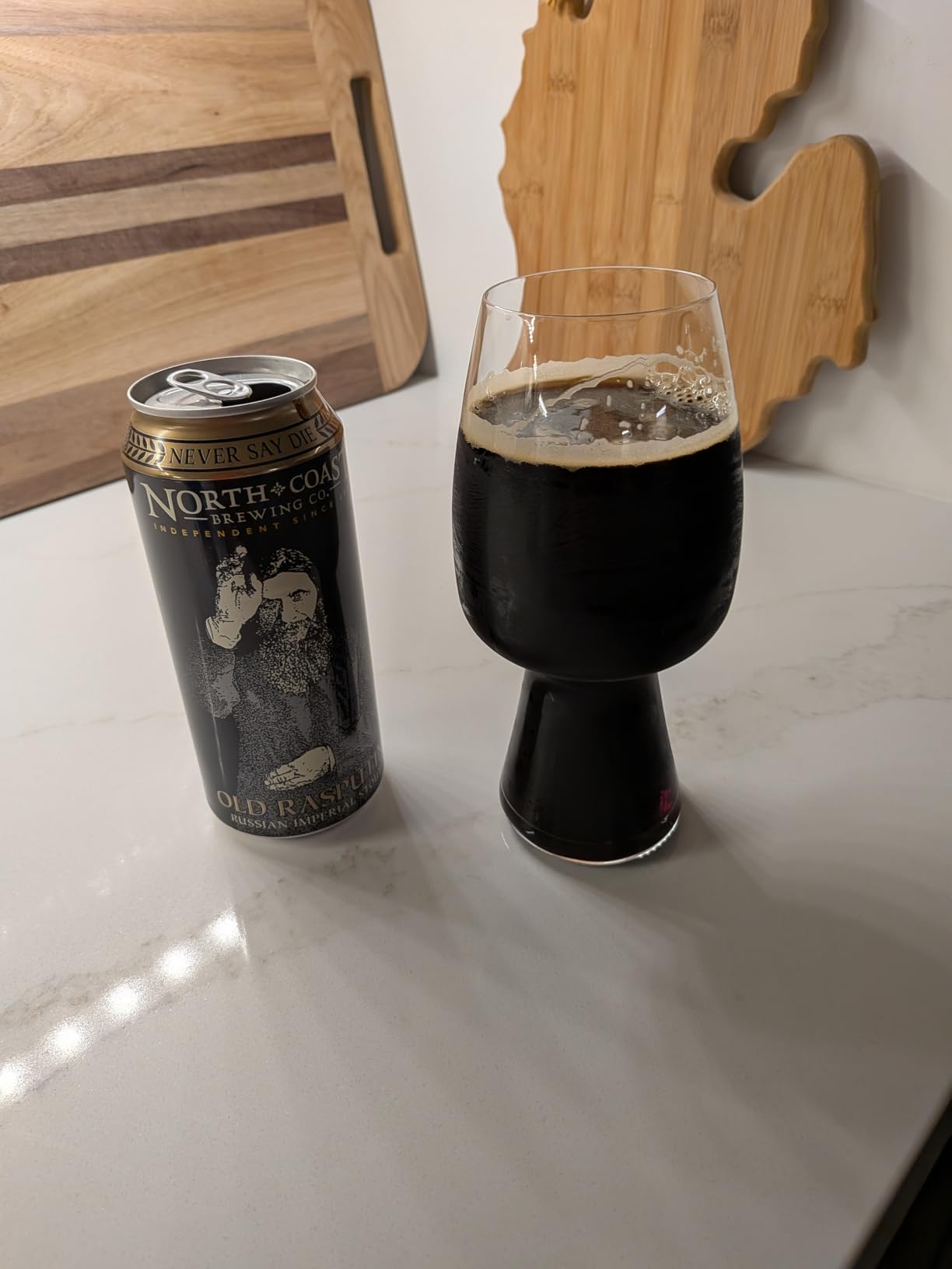 Spiegelau Craft Beer Stout Glass, Set of 1, European-Made Lead-Free Crystal, Modern Beer Glasses, Dishwasher Safe, Professional Quality Beer Pint Glass Gift Set, 21 oz Customer Review Spiegelau Craft Beer Stout Glass, Set of 1, European-Made Lead-Free Crystal, Modern Beer Glasses, Dishwasher Safe, Professional Quality Beer Pint Glass Gift Set, 21 oz - Customer Photo 1