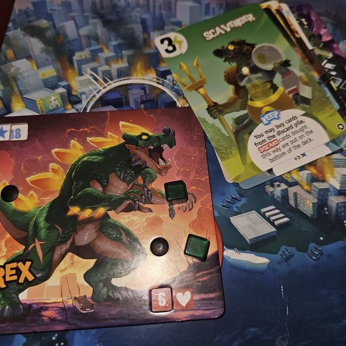 IELLO: King of Tokyo, New Edition, Strategy Board Game, Space Penguin Included in the Box, For 2 to 6 Players, 30 Minute Play Time, For Ages 8 and Up Customer Review IELLO: King of Tokyo, New Edition, Strategy Board Game, Space Penguin Included in the Box, For 2 to 6 Players, 30 Minute Play Time, For Ages 8 and Up - Customer Photo 1