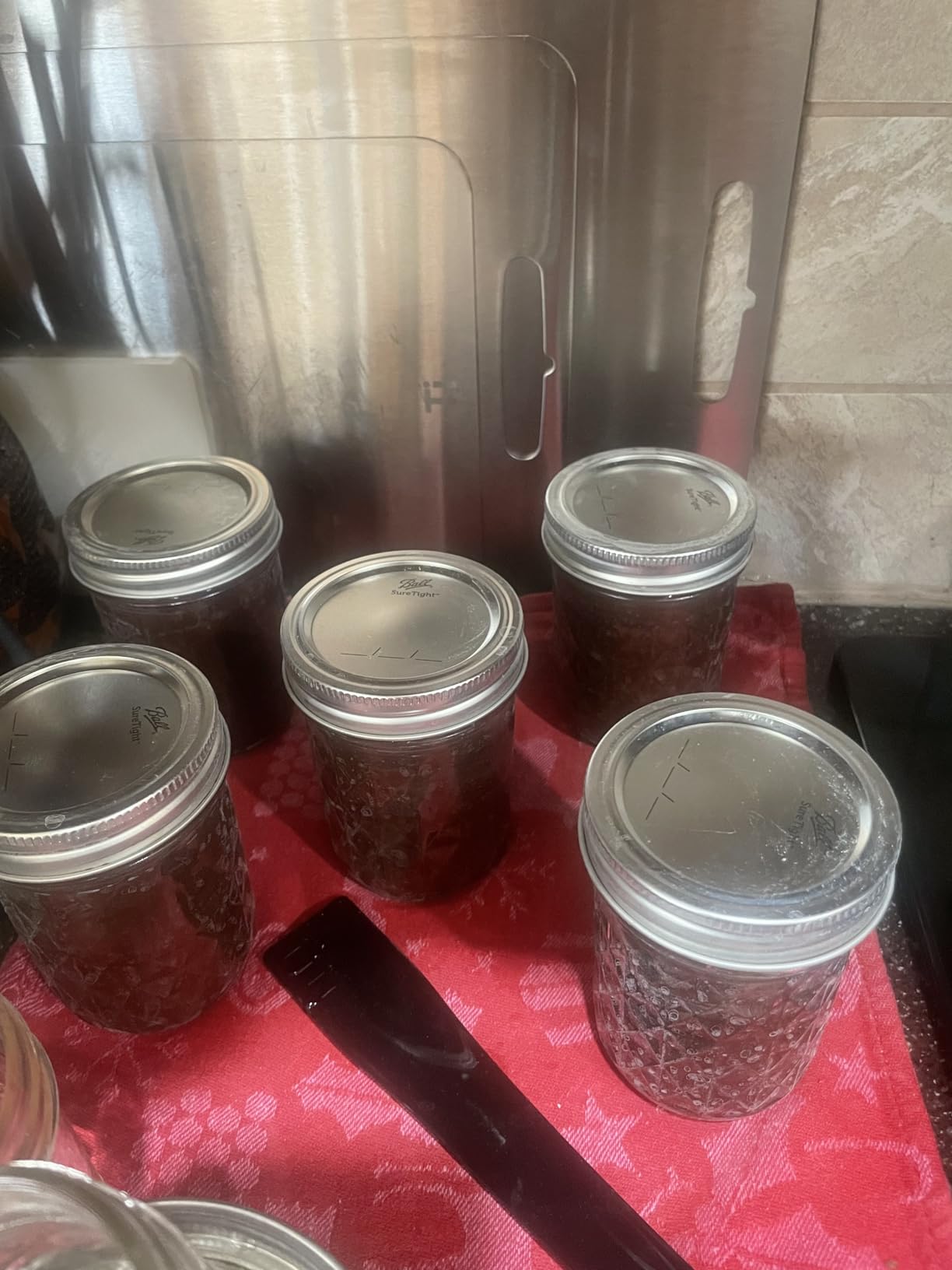 Ball Jar Quilted Crystal Jelly (Case of 12), 8 oz - Customer Photo 1