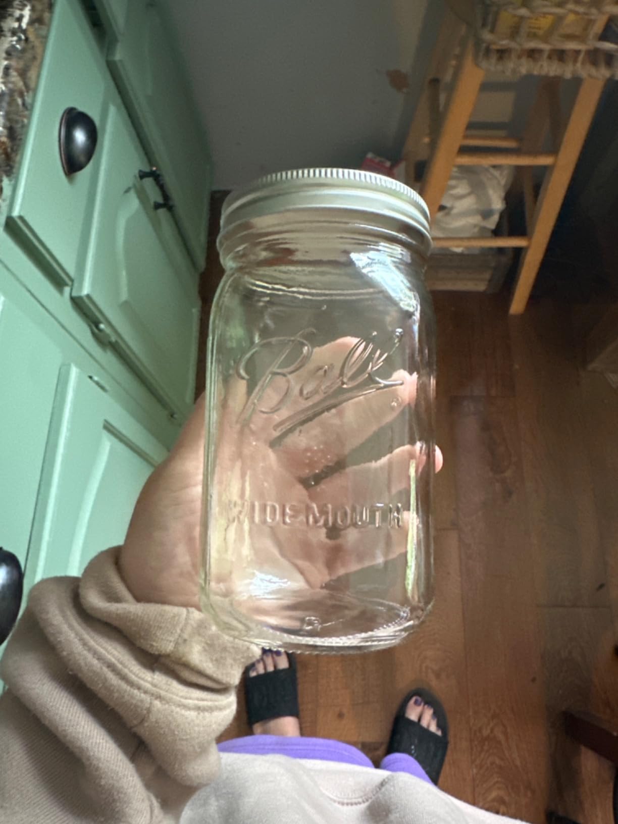 Ball Quart (32oz) Jar with Silver Lid, Wide Mouth, Set of 2 - Customer Photo 1