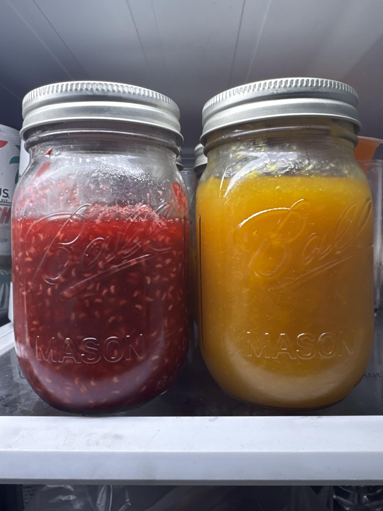 Ball Wide Mouth Pint 16-Ounce Glass Mason Jar with Lids and Bands, 12-Count - Customer Photo 1