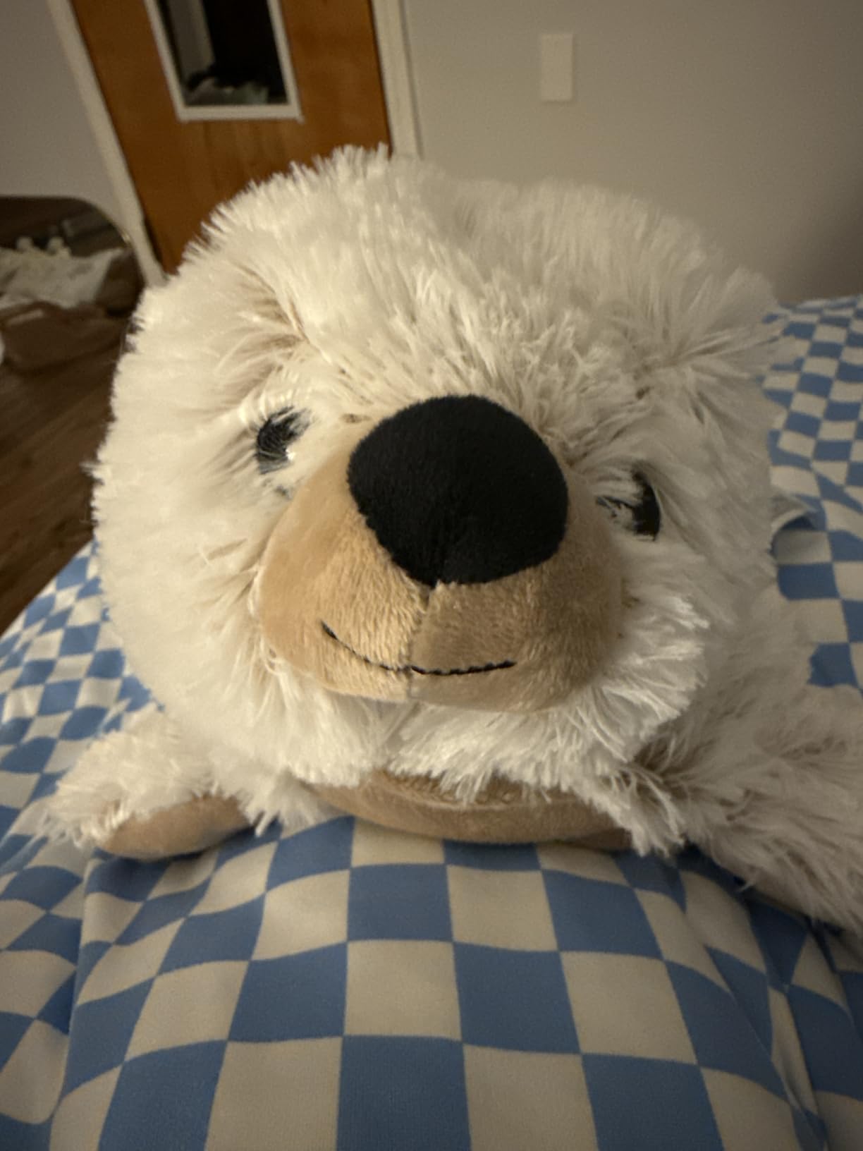 Warmies Microwavable & Weighted Stuffed Animals, Seal - Heated Stuffed Animal Plushie for Warmth & Comfort - Cute Soft Plush Toys for Adults & Children Customer Review Warmies Microwavable & Weighted Stuffed Animals, Seal - Heated Stuffed Animal Plushie for Warmth & Comfort - Cute Soft Plush Toys for Adults & Children - Customer Photo 1