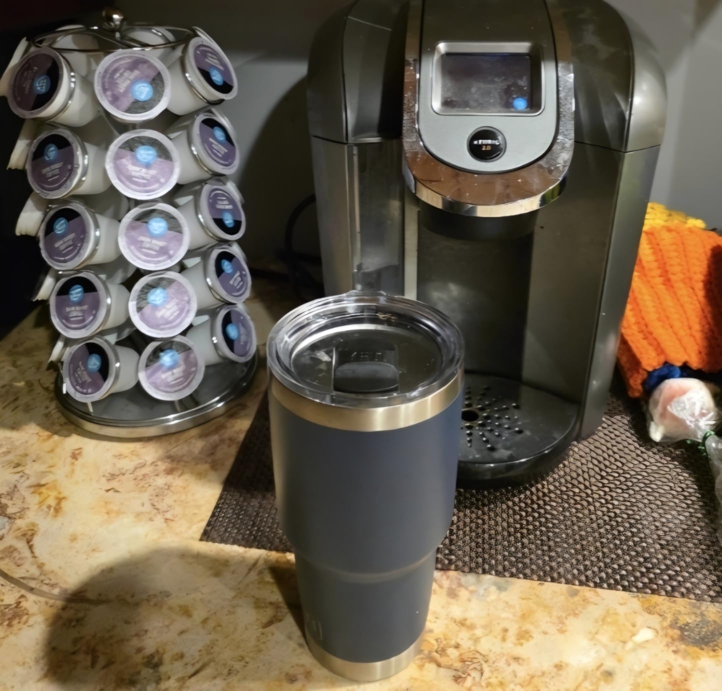 YETI Rambler 30 oz Stainless Steel Vacuum Insulated Tumbler w/MagSlider Lid, Black - Customer Photo 1