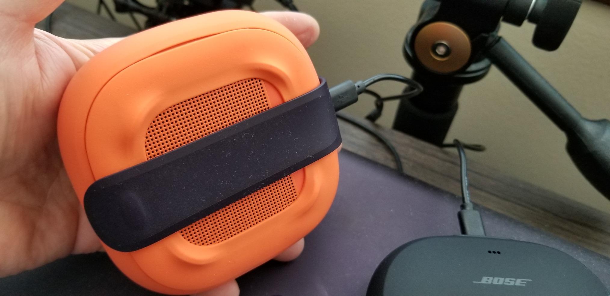 Bose SoundLink Micro: Small Portable Bluetooth Speaker (Waterproof), Midnight Blue Customer Review Bose SoundLink Micro: Small Portable Bluetooth Speaker (Waterproof), Midnight Blue - Customer Photo 2