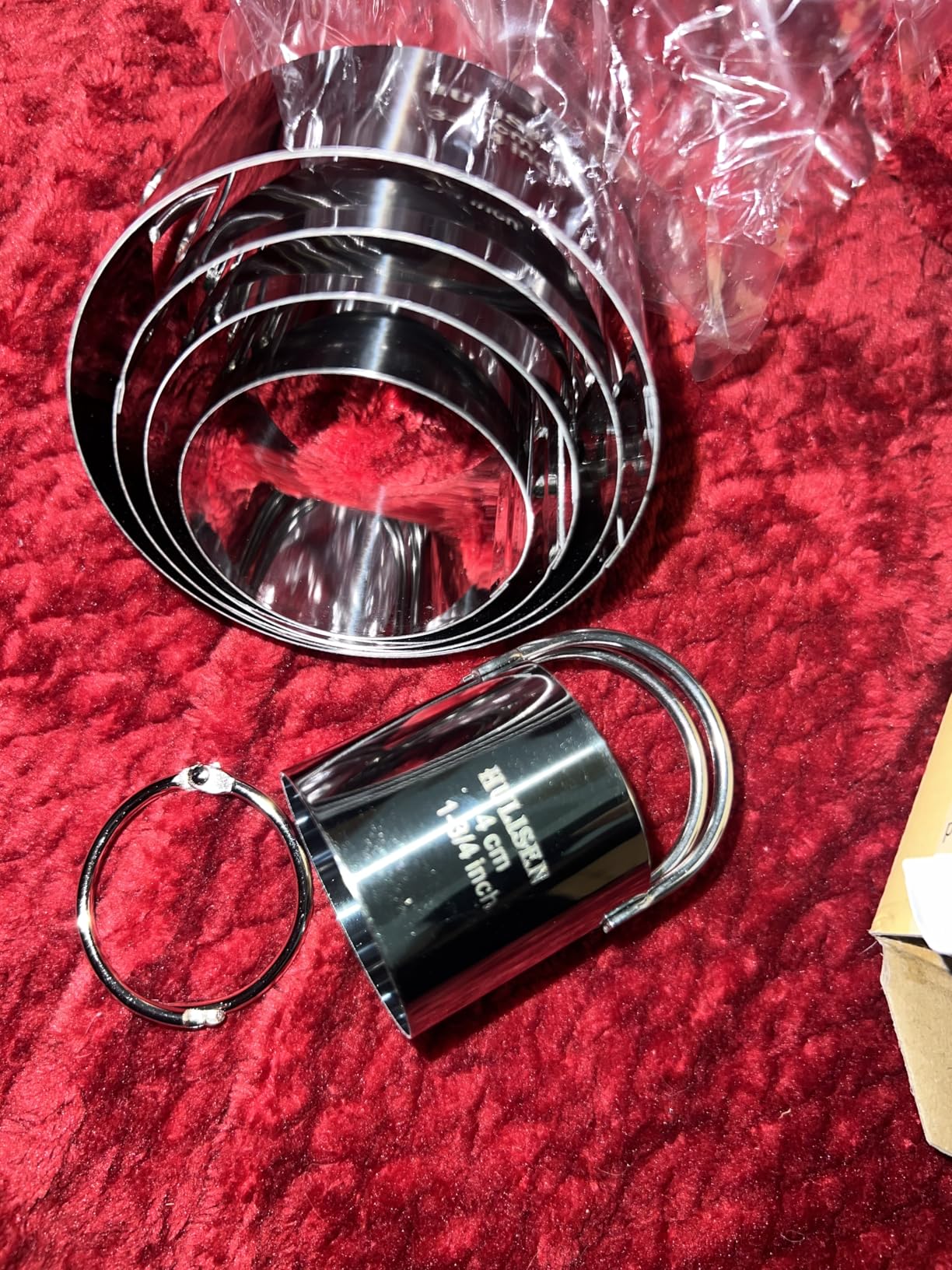 HULISEN Biscuit Cutter Set (5 Pieces/Set), Round Cookies Cutter with Handle, Professional Baking Dough Tools, Gift Package - Customer Photo 1