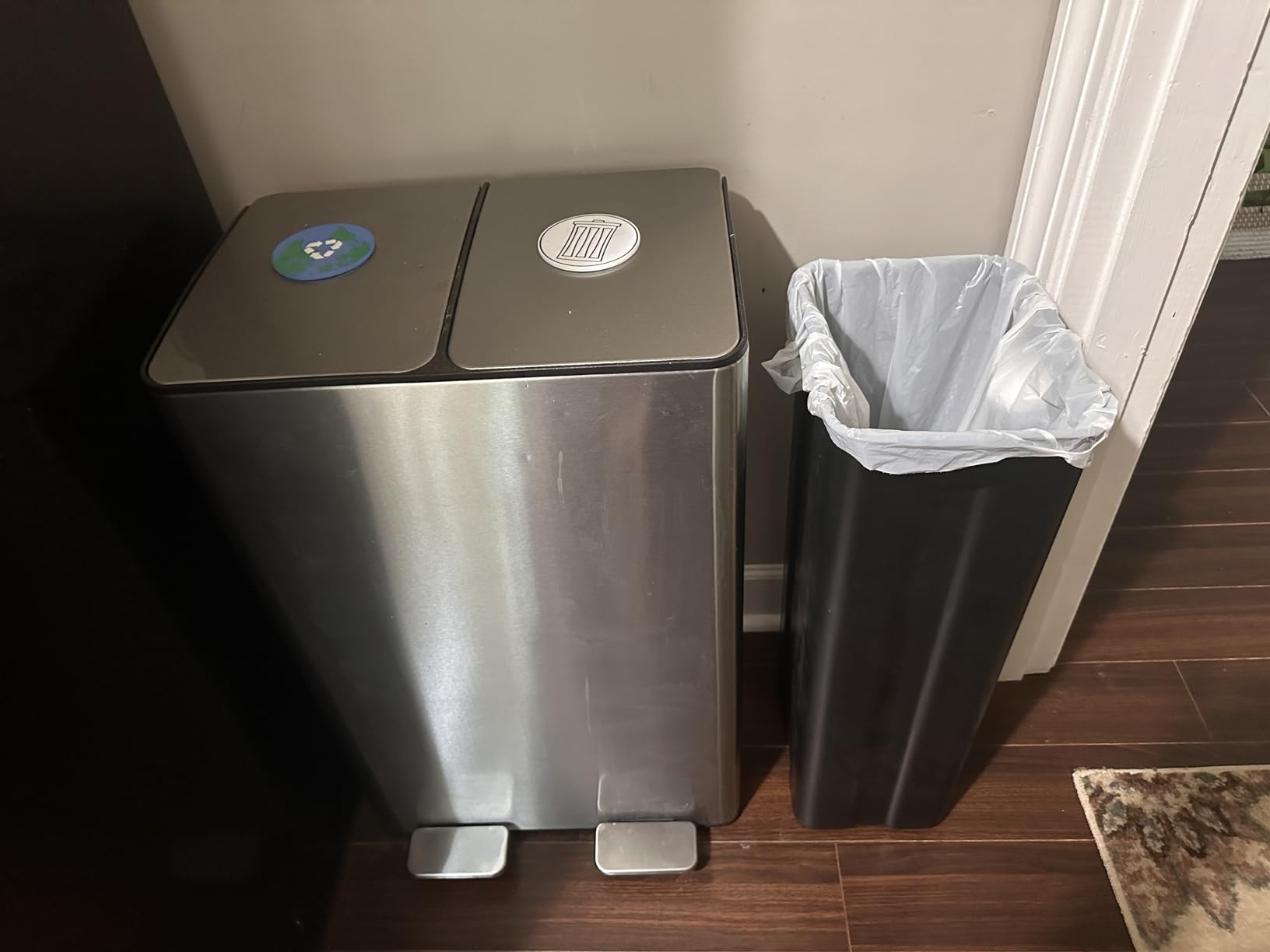 Hippo Sak - Plant Based Tall Kitchen Garbage Bags with Ergonomic Handles - 13 Gallon Trash Bags - Recyclable & Eco Friendly - Super Strong and Leak Proof (90 Count) - Customer Photo 1
