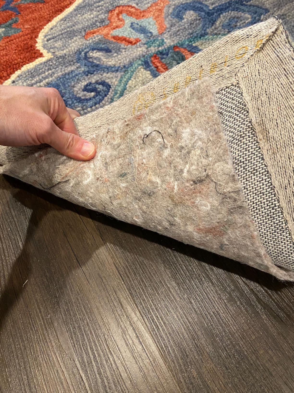 Mohawk Home Felt Rug Pad 9' x 12' - 1/4 Inch Thick Cushion for Area Rugs, Protective Underlay for Hardwood Floors, Comfort and Insulation – Felt Only Pad - Customer Photo 1