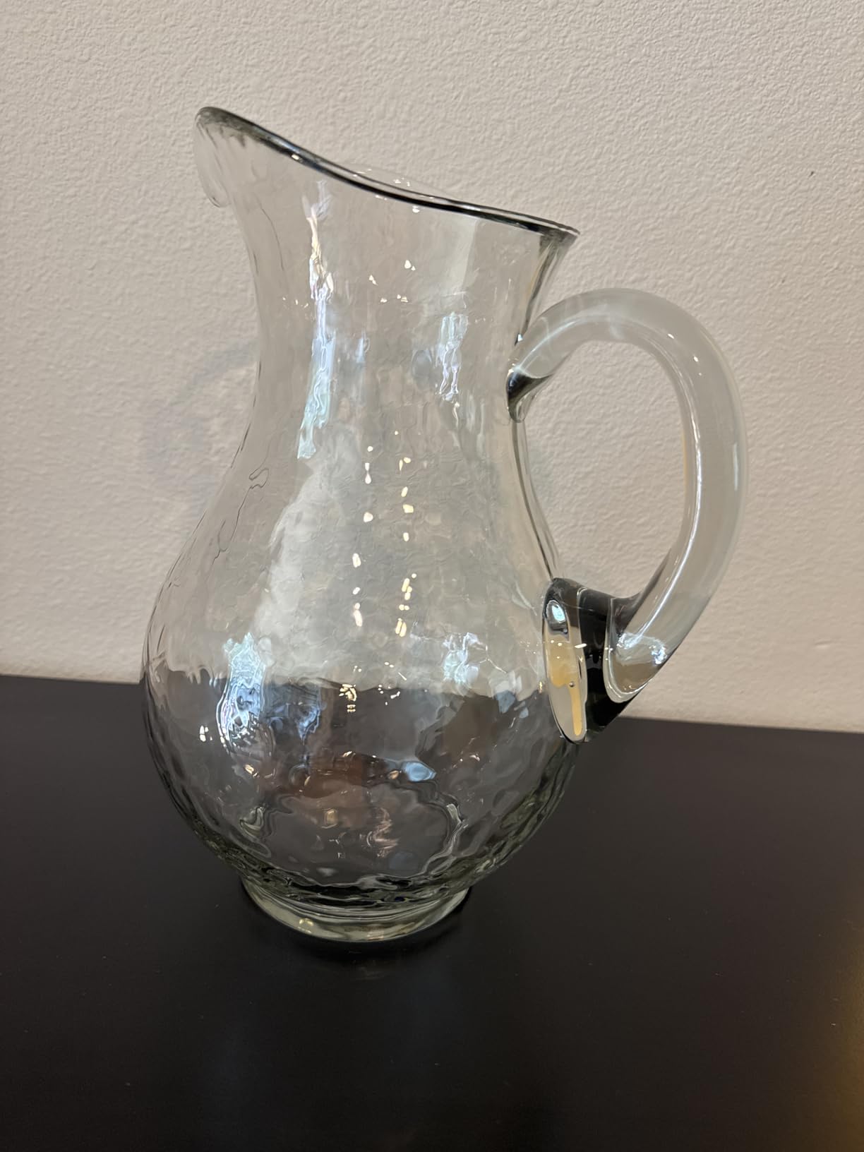 Libbey Acapulco Large Glass Pitcher Set of 2, 89 Oz, Clear, Tall Bubble Glass Pitchers with Handle, Modern Drink Pitchers for Iced Tea, Punch and More Customer Review Libbey Acapulco Large Glass Pitcher Set of 2, 89 Oz, Clear, Tall Bubble Glass Pitchers with Handle, Modern Drink Pitchers for Iced Tea, Punch and More - Customer Photo 2