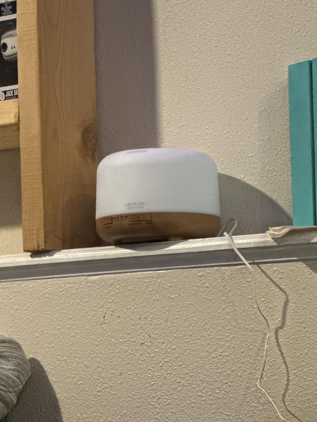 ASAKUKI Smart Wi-Fi Essential Oil Diffuser, App and Voice Control Compatible with Alexa, 500ml Aromatherapy Humidifier for Relaxing Atmosphere in Home Office Bedroom (Light Brown) Customer Review ASAKUKI Smart Wi-Fi Essential Oil Diffuser, App and Voice Control Compatible with Alexa, 500ml Aromatherapy Humidifier for Relaxing Atmosphere in Home Office Bedroom (Light Brown) - Customer Photo 1