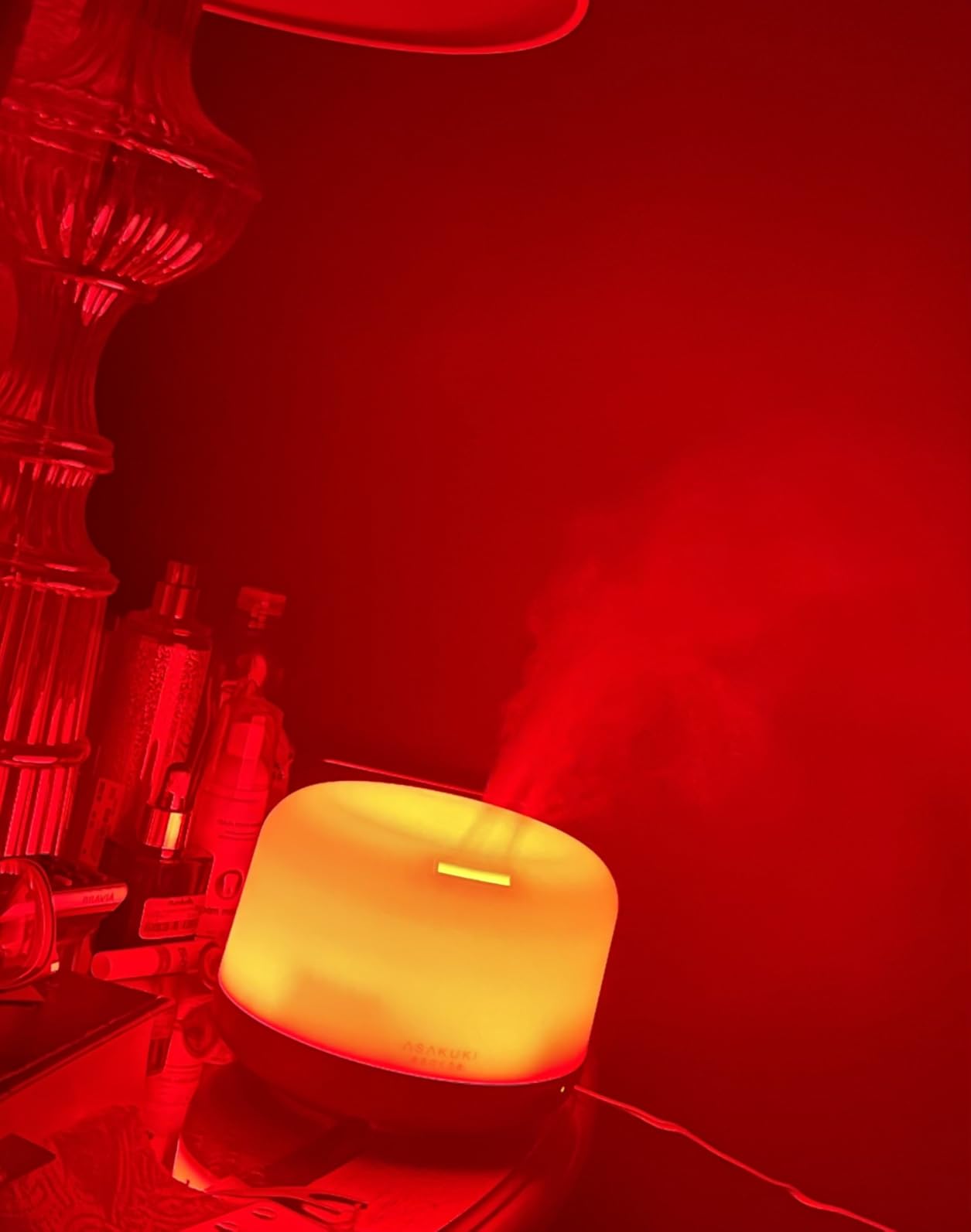 ASAKUKI Smart Wi-Fi Essential Oil Diffuser, App and Voice Control Compatible with Alexa, 500ml Aromatherapy Humidifier for Relaxing Atmosphere in Home Office Bedroom (Light Brown) Customer Review ASAKUKI Smart Wi-Fi Essential Oil Diffuser, App and Voice Control Compatible with Alexa, 500ml Aromatherapy Humidifier for Relaxing Atmosphere in Home Office Bedroom (Light Brown) - Customer Photo 2