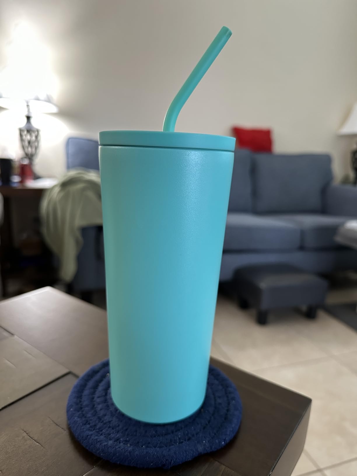 Simple Modern Insulated Tumbler with Lid and Straw | Iced Coffee Cup Reusable Stainless Steel Water Bottle Travel Mug | Gifts for Women Men Her Him | Classic Collection | 24oz | Midnight Black - Customer Photo 1