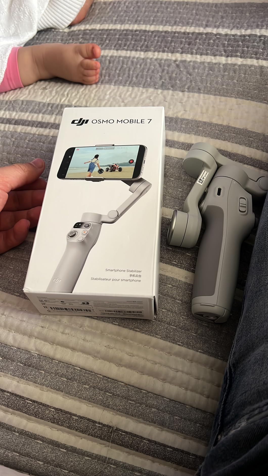 DJI Osmo Mobile 7 Gimbal Stabilizer for iPhone, Android, Built-in Tripod, Portable Stabilizer for iPhone, Selfie Stick, 3-Axis Phone Gimbal, ActiveTrack 7.0, One-Tap Edit, 10hrs Use, Phone Charging Customer Review DJI Osmo Mobile 7 Gimbal Stabilizer for iPhone, Android, Built-in Tripod, Portable Stabilizer for iPhone, Selfie Stick, 3-Axis Phone Gimbal, ActiveTrack 7.0, One-Tap Edit, 10hrs Use, Phone Charging - Customer Photo 2