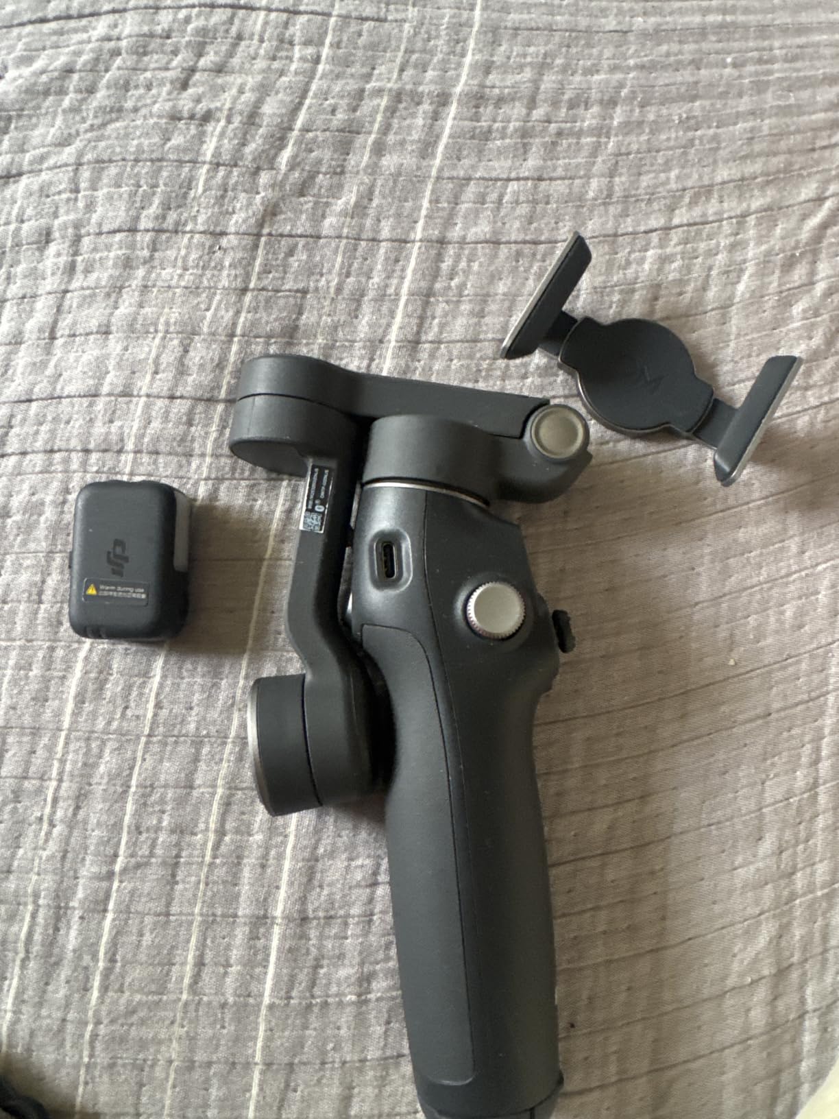 DJI Osmo Mobile 7P Gimbal Stabilizer for iPhone, Android, Native Tracking, Lighting, 3-Axis Phone Gimbal, Quick Launch, One-Tap Edit, Built-in Extension Rod & Tripod, 10hrs Use, Phone Charging - Customer Photo 1