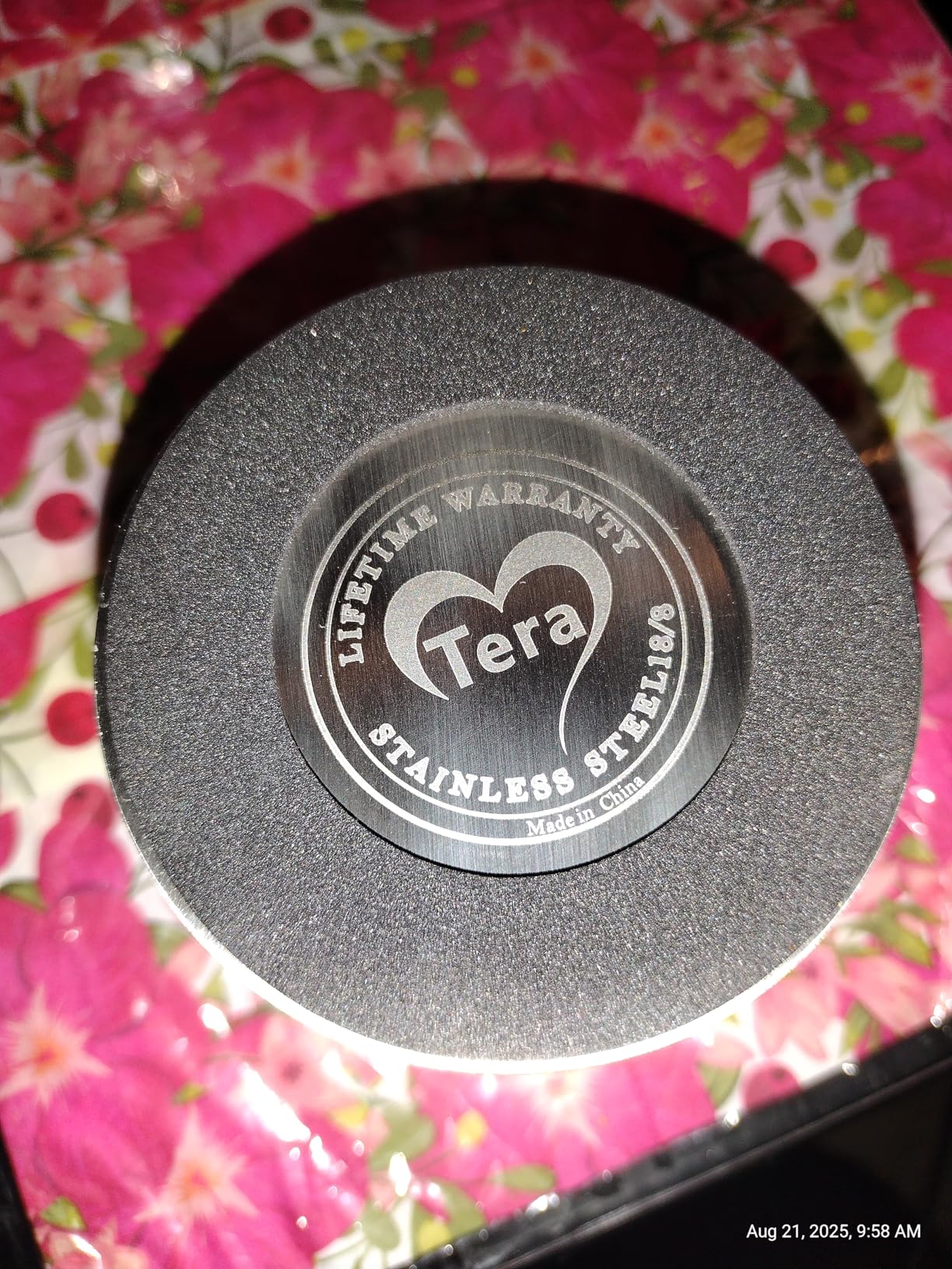 Tera 18/8 Stainless Steel Mortar and Pestle with Brush,Pill Crusher,Spice Grinder,Herb Bowl,Pesto Powder - Customer Photo 2