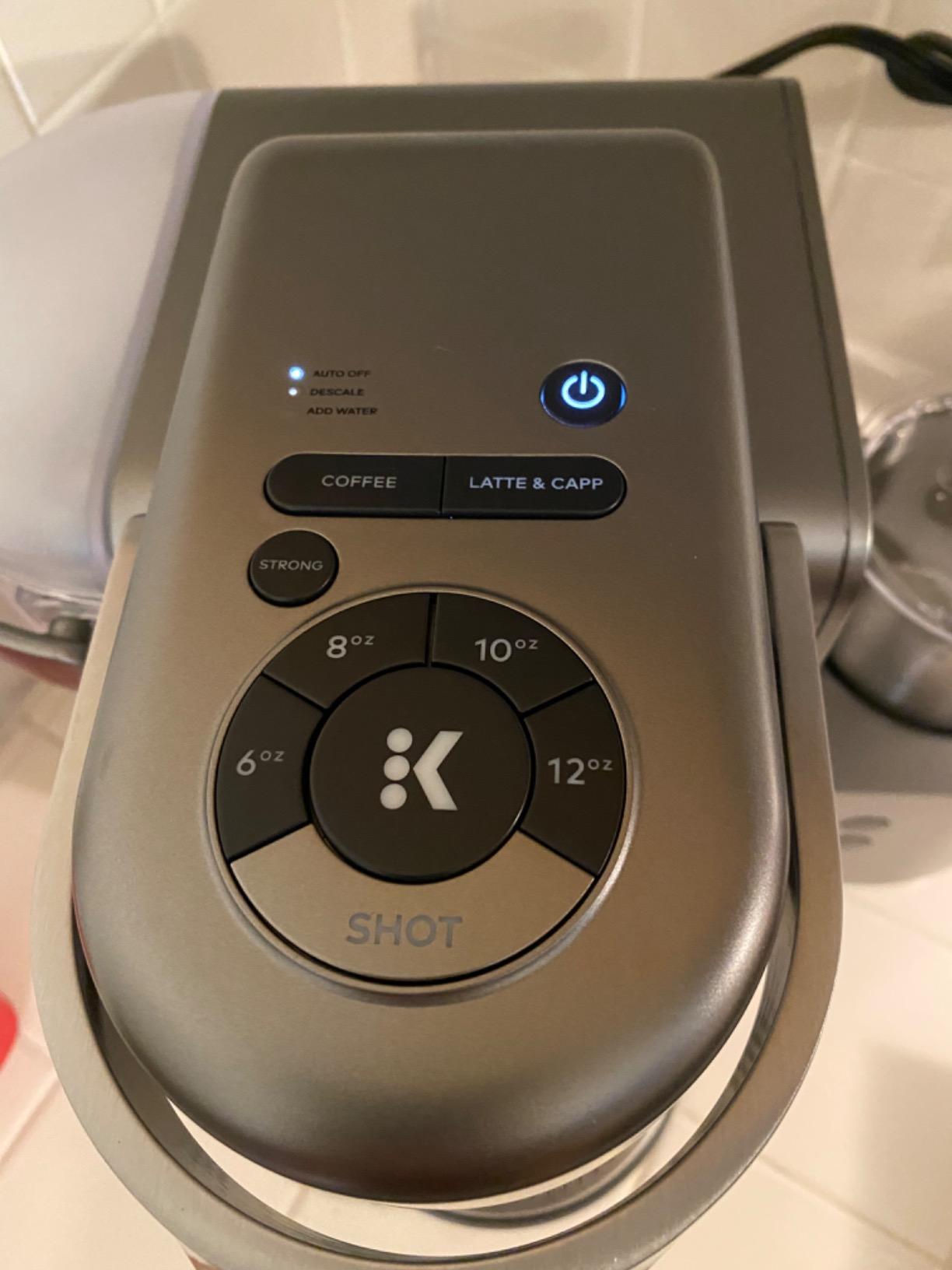 Keurig K-Cafe Special Edition Single Serve K-Cup Pod Coffee, Latte and Cappuccino Maker, Nickel Customer Review Keurig K-Cafe Special Edition Single Serve K-Cup Pod Coffee, Latte and Cappuccino Maker, Nickel - Customer Photo 2