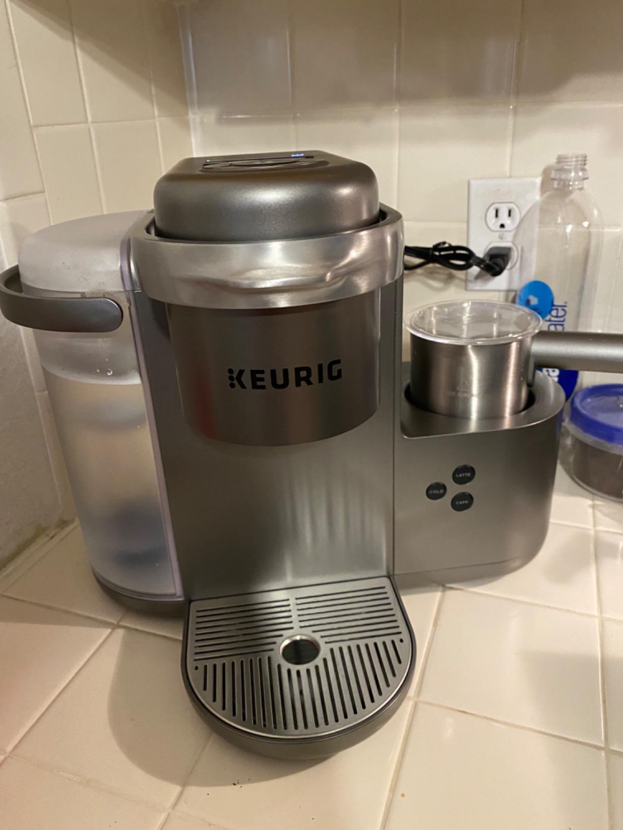 Keurig K-Cafe Special Edition Single Serve K-Cup Pod Coffee, Latte and Cappuccino Maker, Nickel Customer Review Keurig K-Cafe Special Edition Single Serve K-Cup Pod Coffee, Latte and Cappuccino Maker, Nickel - Customer Photo 4