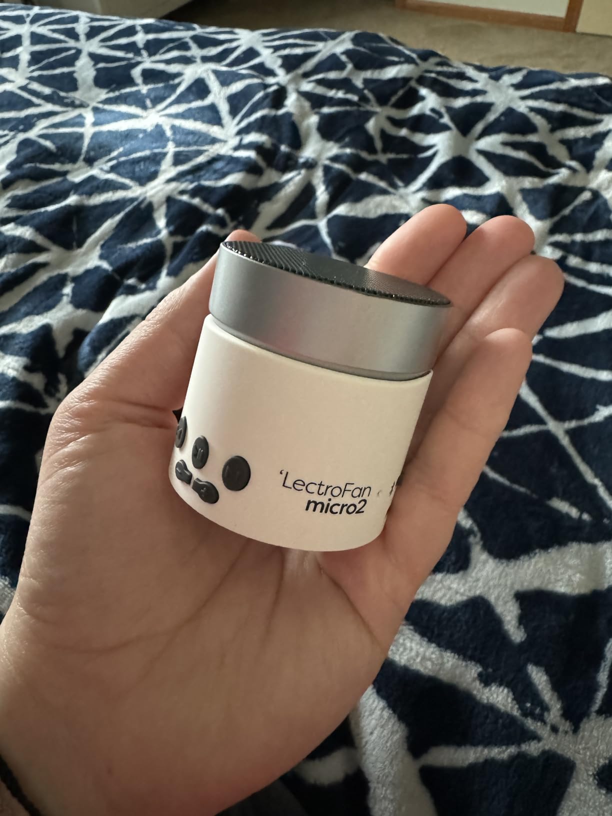 Adaptive Sound Technologies LectroFan Micro 2 - Portable Bluetooth Speaker & White Noise Machine - Compact Sound Machine for Travel - 11 Non-Looping Sounds for Sleep Support - Black Customer Review Adaptive Sound Technologies LectroFan Micro 2 - Portable Bluetooth Speaker & White Noise Machine - Compact Sound Machine for Travel - 11 Non-Looping Sounds for Sleep Support - Black - Customer Photo 3