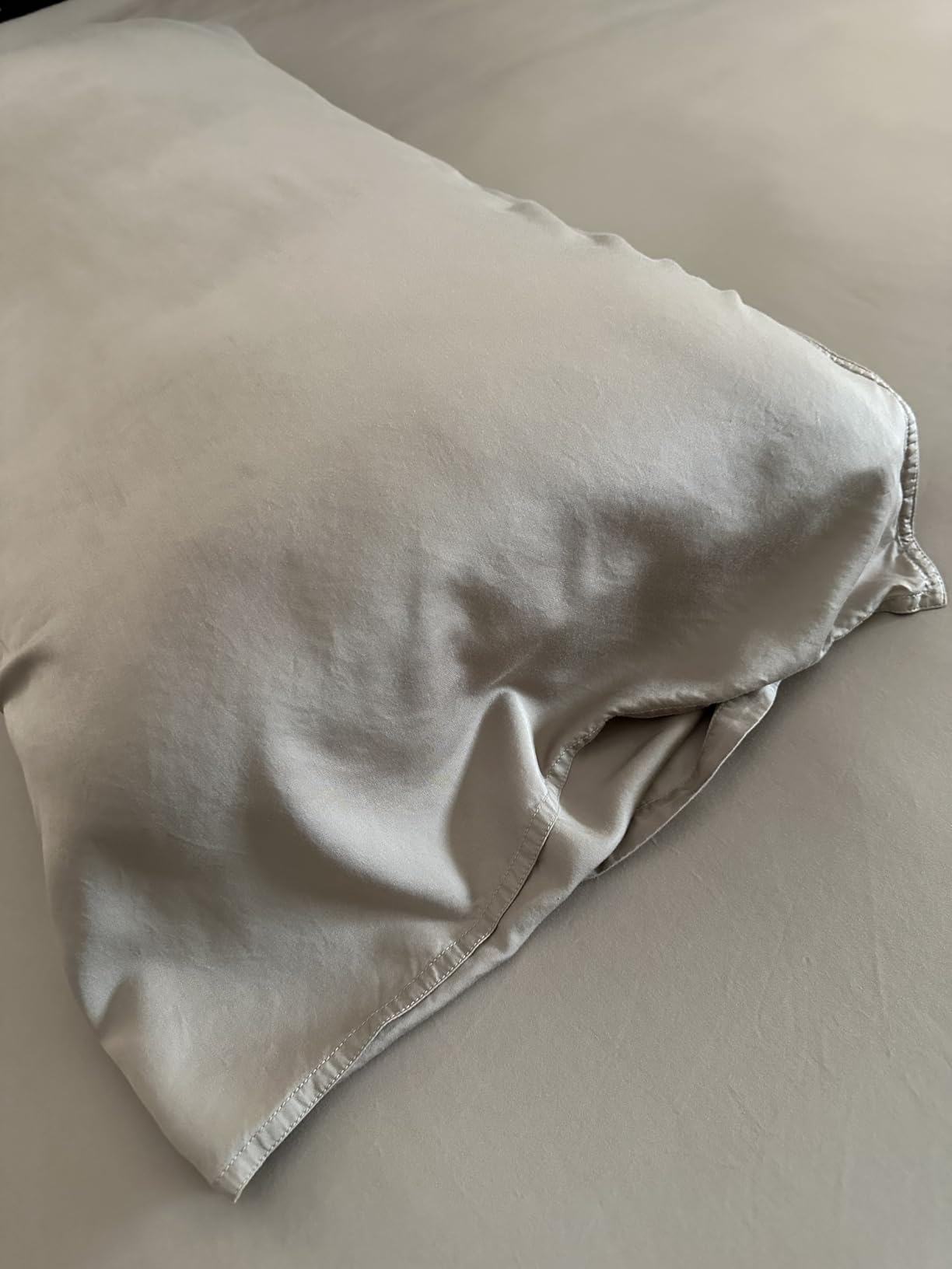King Sheets by Pure Bamboo, Genuine 100% Organic Viscose Derived from Bamboo Bed Sheet Set, Soft & Cooling, Double Stitching, 2 Year Quality Promise (King, White) customer photo 1