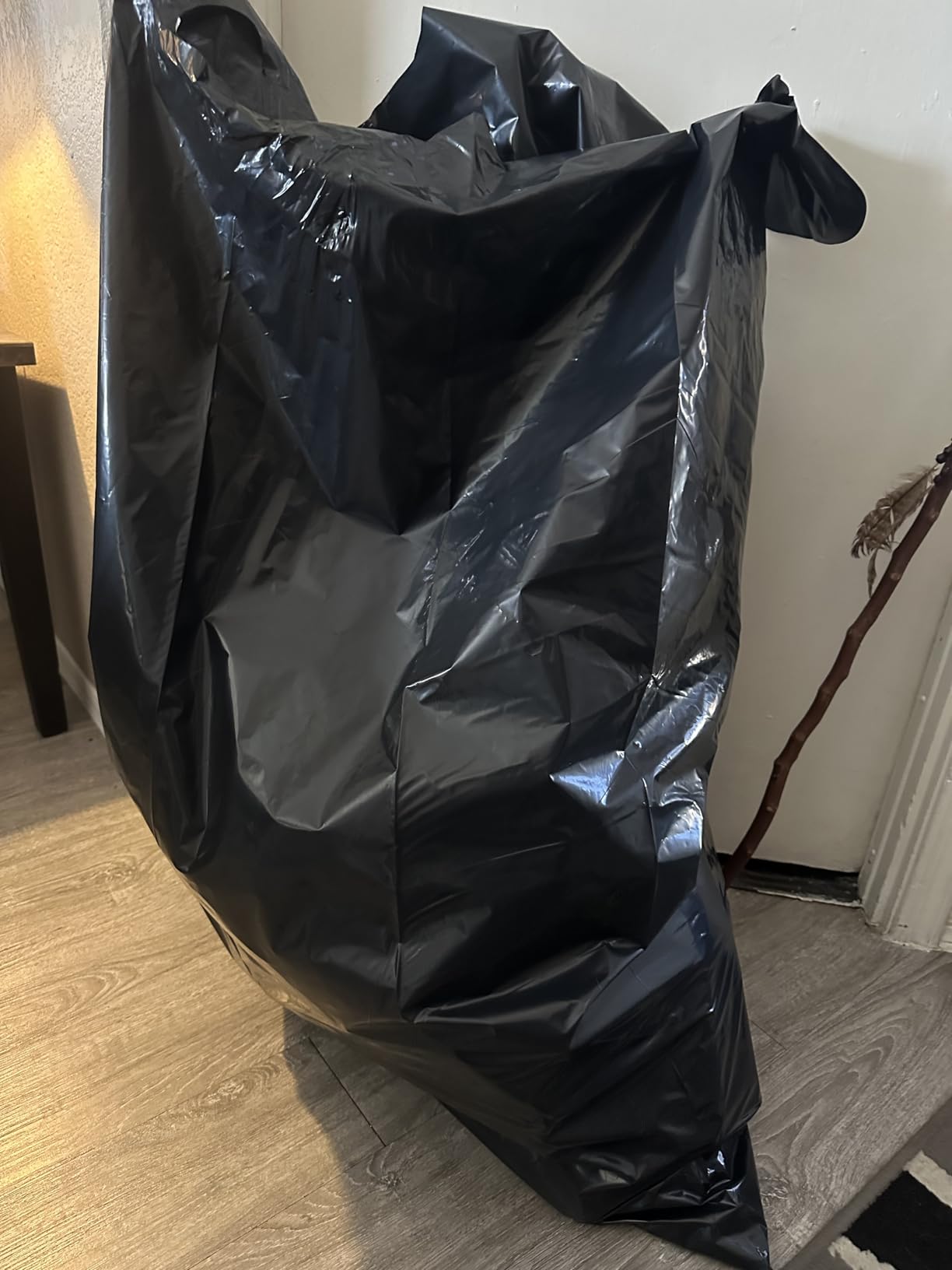 Hefty Load & Carry Heavy Duty Contractor Large Trash Bags, 42 Gallon, 26 Count - Customer Photo 2