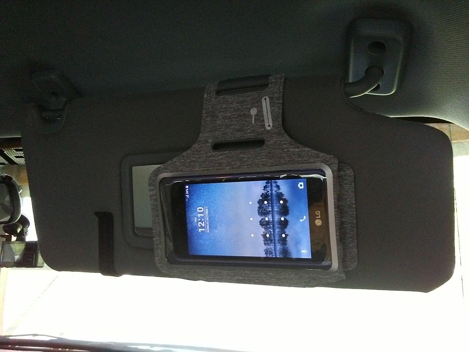 JETech Phone Armband Holder with Key Holder and Card Slot for Phone Upto 6.2 inch, iPhone 16e/16/15 Pro/15/14 Pro/14/13 Pro/13, Galaxy S23/S22, Pixel 8a, Water Resistant, Adjustable Band (Grey) - Customer Photo 2