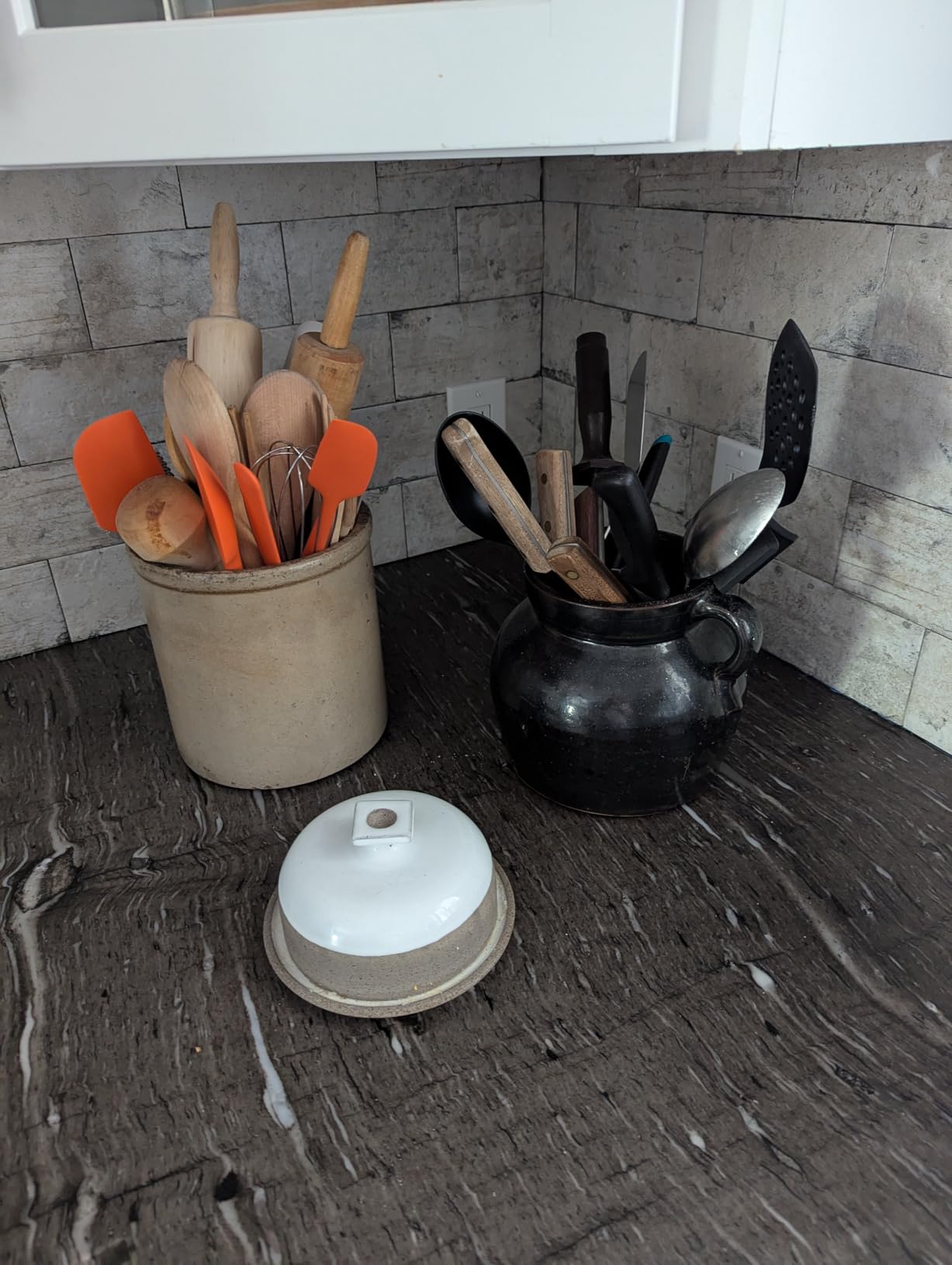 U-Taste Silicone Spatula Set with 600 Degrees Fahrenheit Heat Resistant (Black) - Customer Photo 2