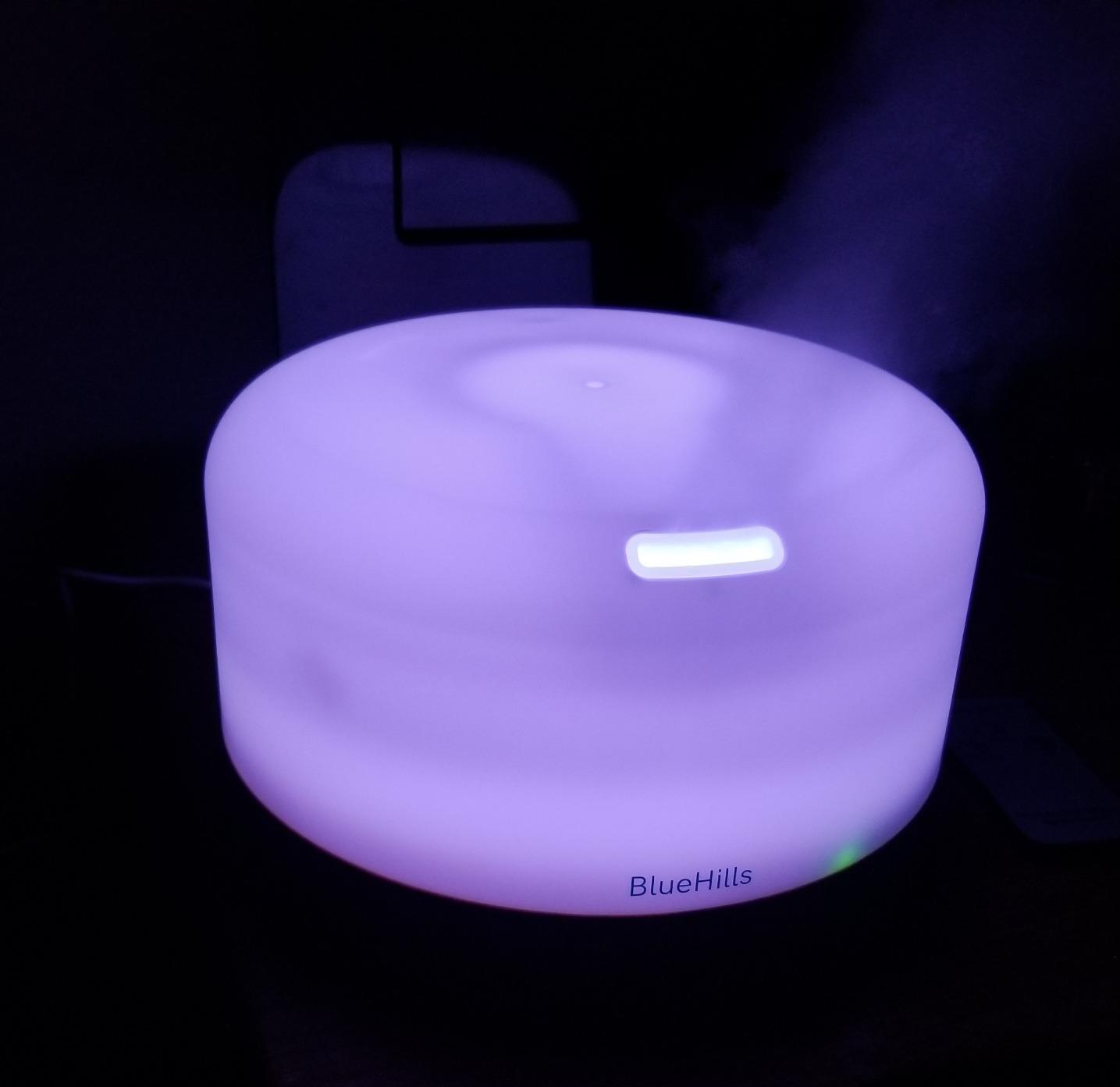 BlueHills Premium 1000 ML Large Essential Oil Diffuser Humidifier for Room Home Aromatherapy Big Capacity Oil Diffuser with Décor LED Lights Long Running Round Diffuser Dark Wood Grain – D002 Customer Review BlueHills Premium 1000 ML Large Essential Oil Diffuser Humidifier for Room Home Aromatherapy Big Capacity Oil Diffuser with Décor LED Lights Long Running Round Diffuser Dark Wood Grain – D002 - Customer Photo 2