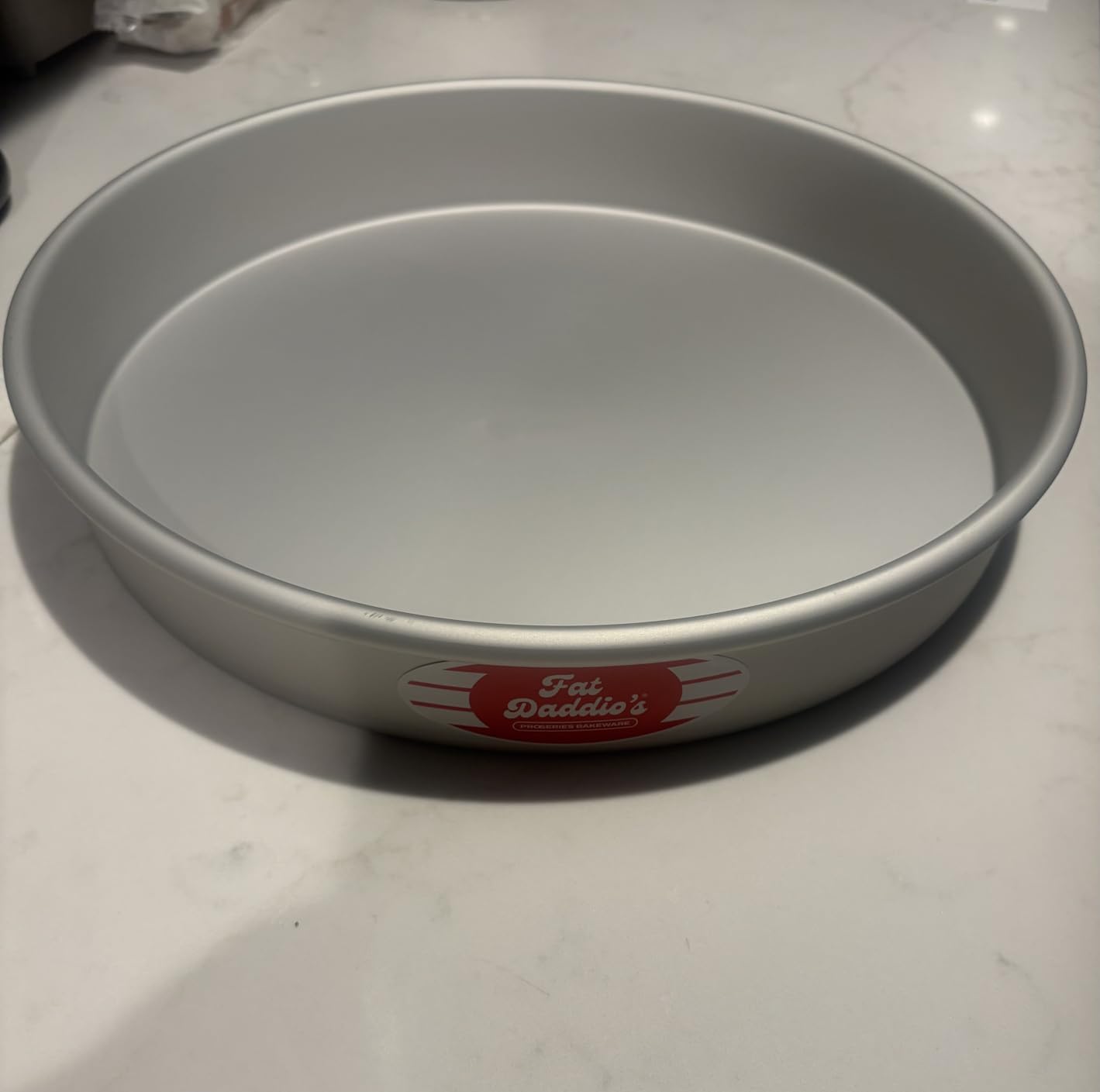 Fat Daddio's Anodized Aluminum Round Cake Pans, 2 Piece Set, 8 x 2 Inch - Customer Photo 1