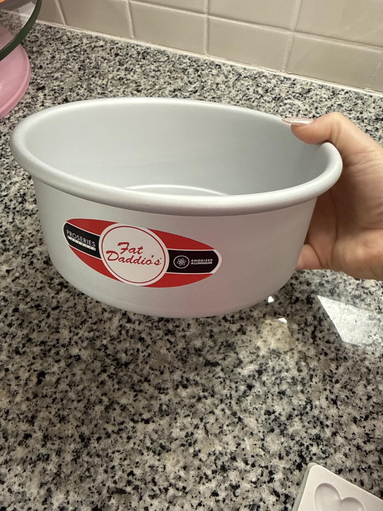 Fat Daddio's Anodized Aluminum Round Cake Pans, 2 Piece Set, 8 x 2 Inch - Customer Photo 2