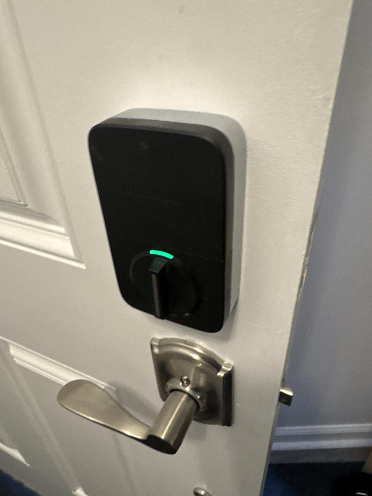 ULTRALOQ Smart Lock U-Bolt Pro, 7-in-1 Fingerprint Keyless Entry Door Lock with App Control, Anti-peep Keypad, Auto Lock, Smart Deadbolt Front Door, IP65 Waterproof, Easy Installation - Customer Photo 1