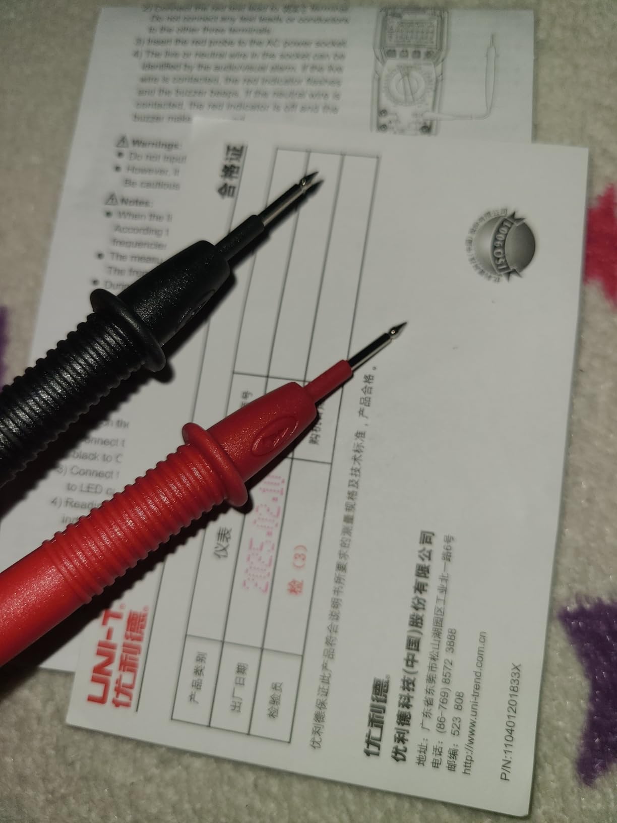 UNI-T UT89XD True RMS 6000 Counts LED Digital multimeter Test ac dc Voltmeter Ammeter Capacitance Frequency Resistance Test Customer Review UNI-T UT89XD True RMS 6000 Counts LED Digital multimeter Test ac dc Voltmeter Ammeter Capacitance Frequency Resistance Test - Customer Photo 1
