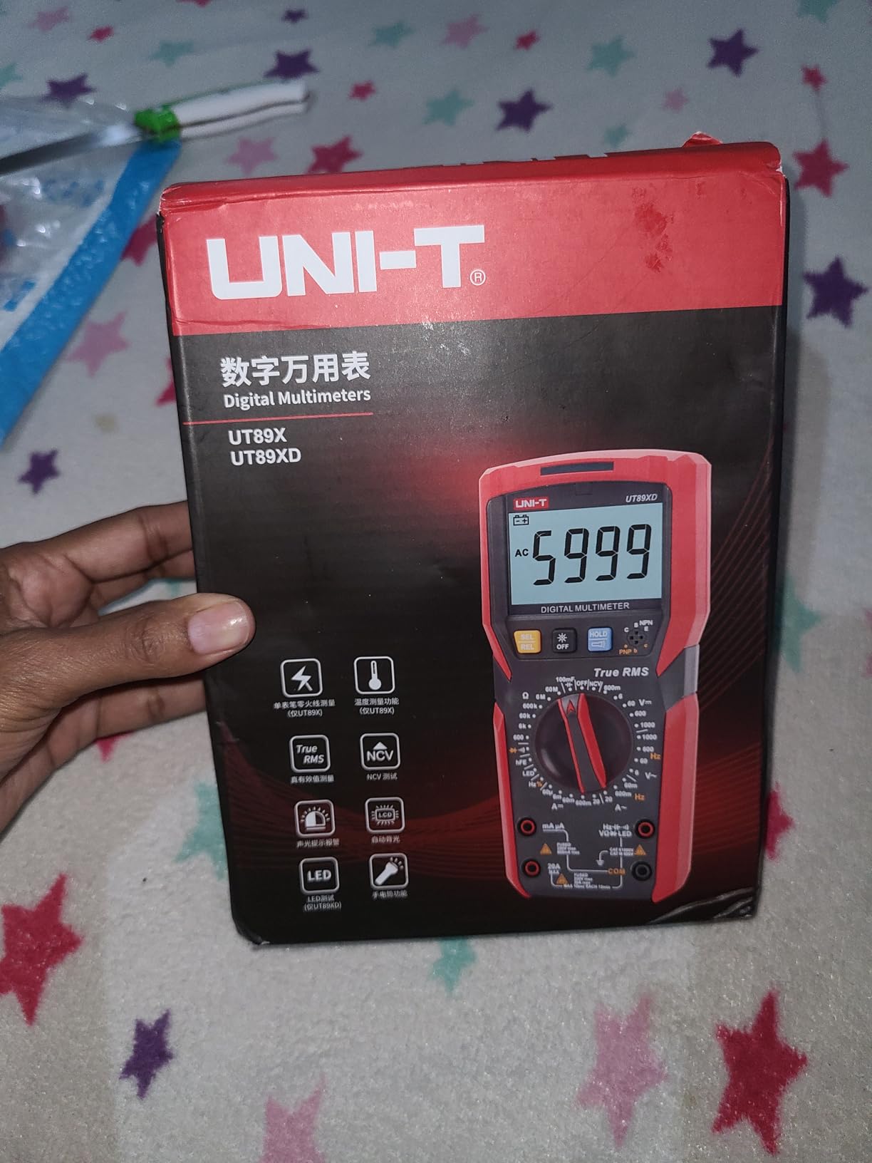 UNI-T UT89XD True RMS 6000 Counts LED Digital multimeter Test ac dc Voltmeter Ammeter Capacitance Frequency Resistance Test Customer Review UNI-T UT89XD True RMS 6000 Counts LED Digital multimeter Test ac dc Voltmeter Ammeter Capacitance Frequency Resistance Test - Customer Photo 2